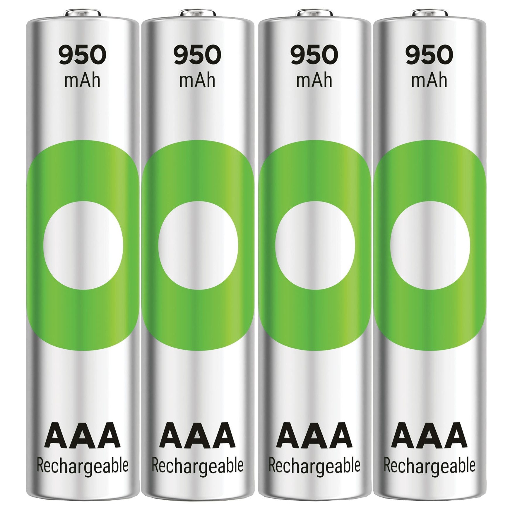 Gp GP ReCyKO NiMH Akku Micro AAA, HR03 1,2V/950mAh, 4 Stück Akku-Set