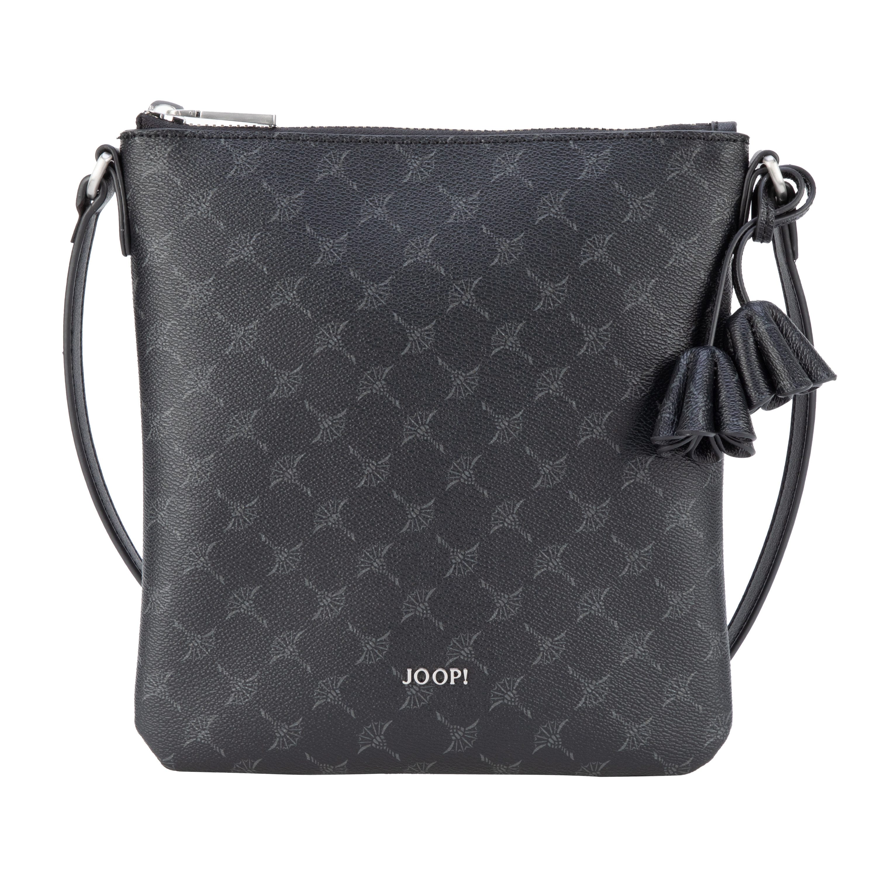 JOOP! Schultertasche flora 1.0 dia shoulderbag mvz1, Damen Umhängetasche mit verstellbarem Schulterriemen