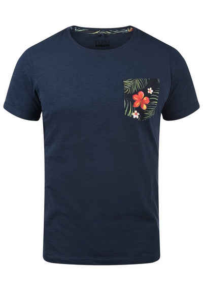 Blend Rundhalsshirt »BHFlorens« T-Shirt mit Brusttasche