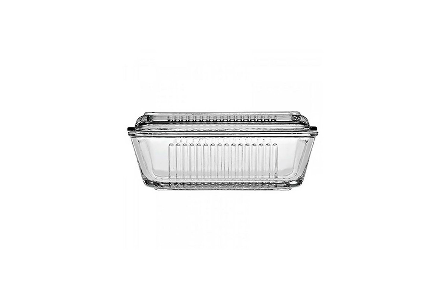 Pasabahce Butterdose Tereyaglik, Glas, (Packung, 1-tlg., 1 teilig), Tereyaglik Butterdose aus Hartglas