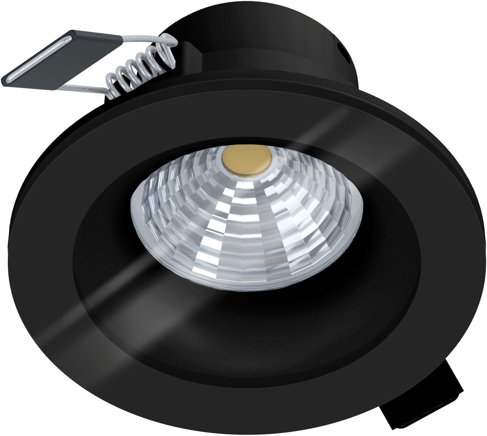 SALABATE, Alu Deckenleuchte fest LED EGLO - aus Neutralweiß, schwarz Neutralweiß - integriert, in Deckenleuchte 6W