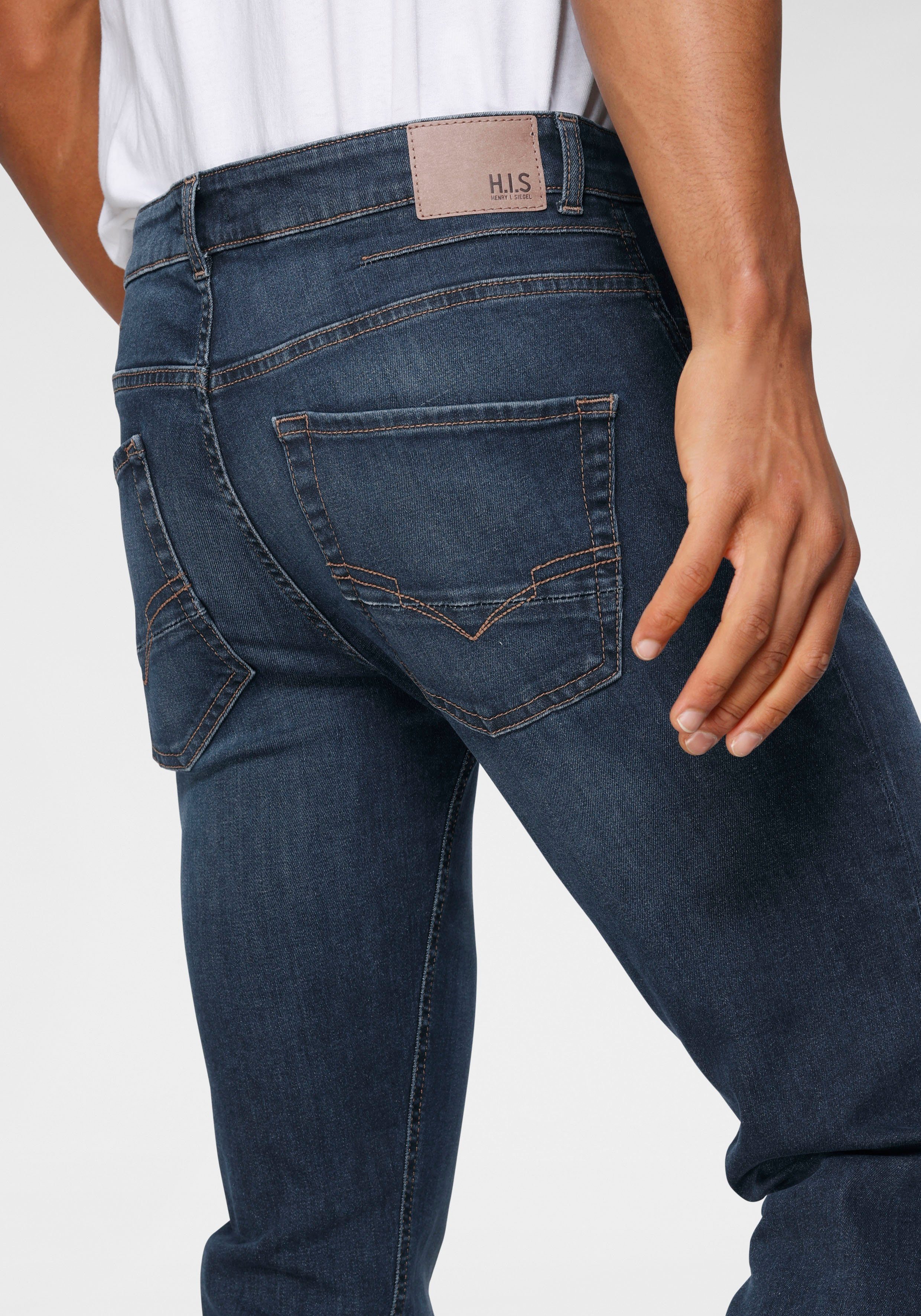 H.I.S Straight-Jeans DALE gerades Bein, mit Used-Effekten, niedrige Leibhöhe