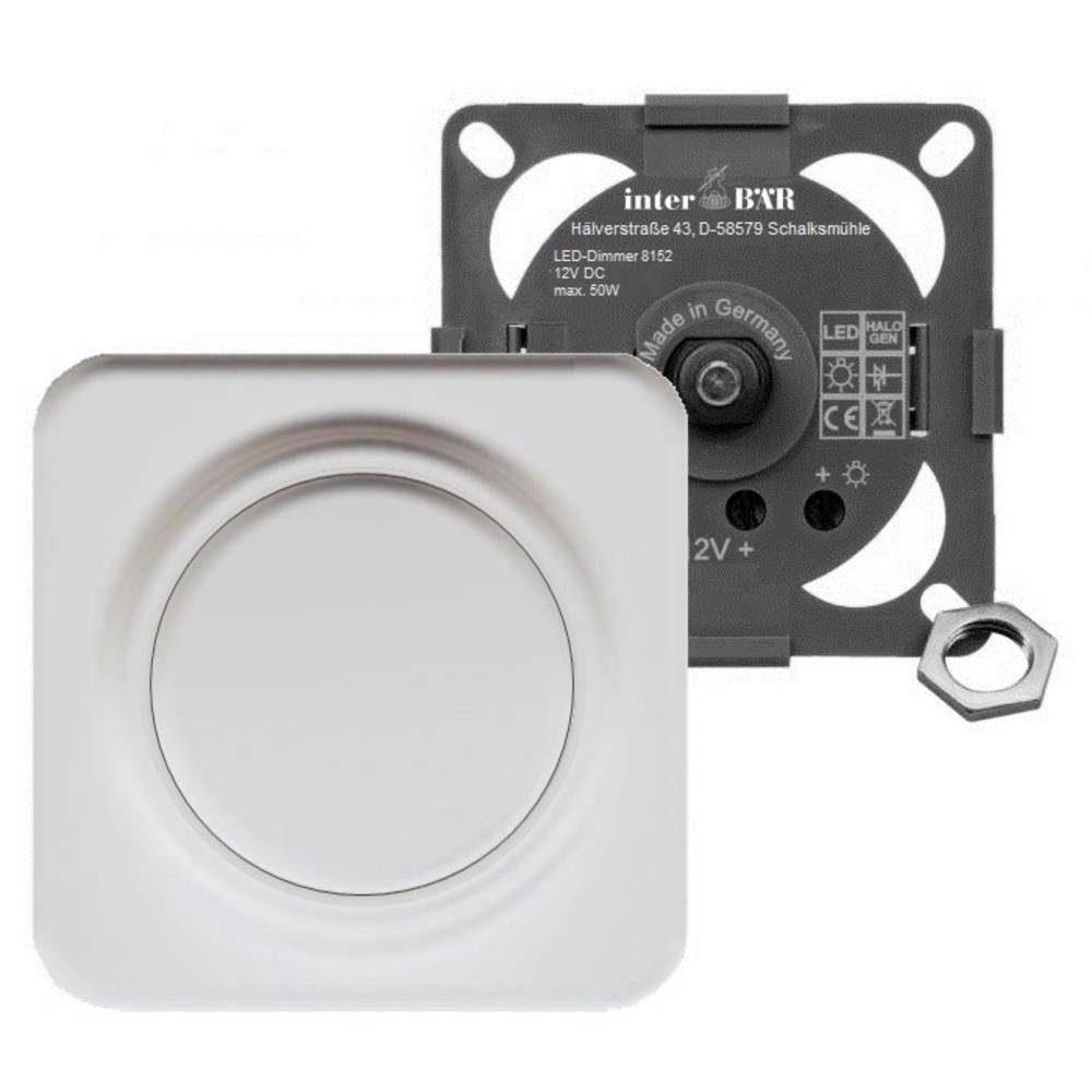 Drehdimmer LED-Möbeleinbau-Dimmer 12 V, Unterputz-Drehdimmer