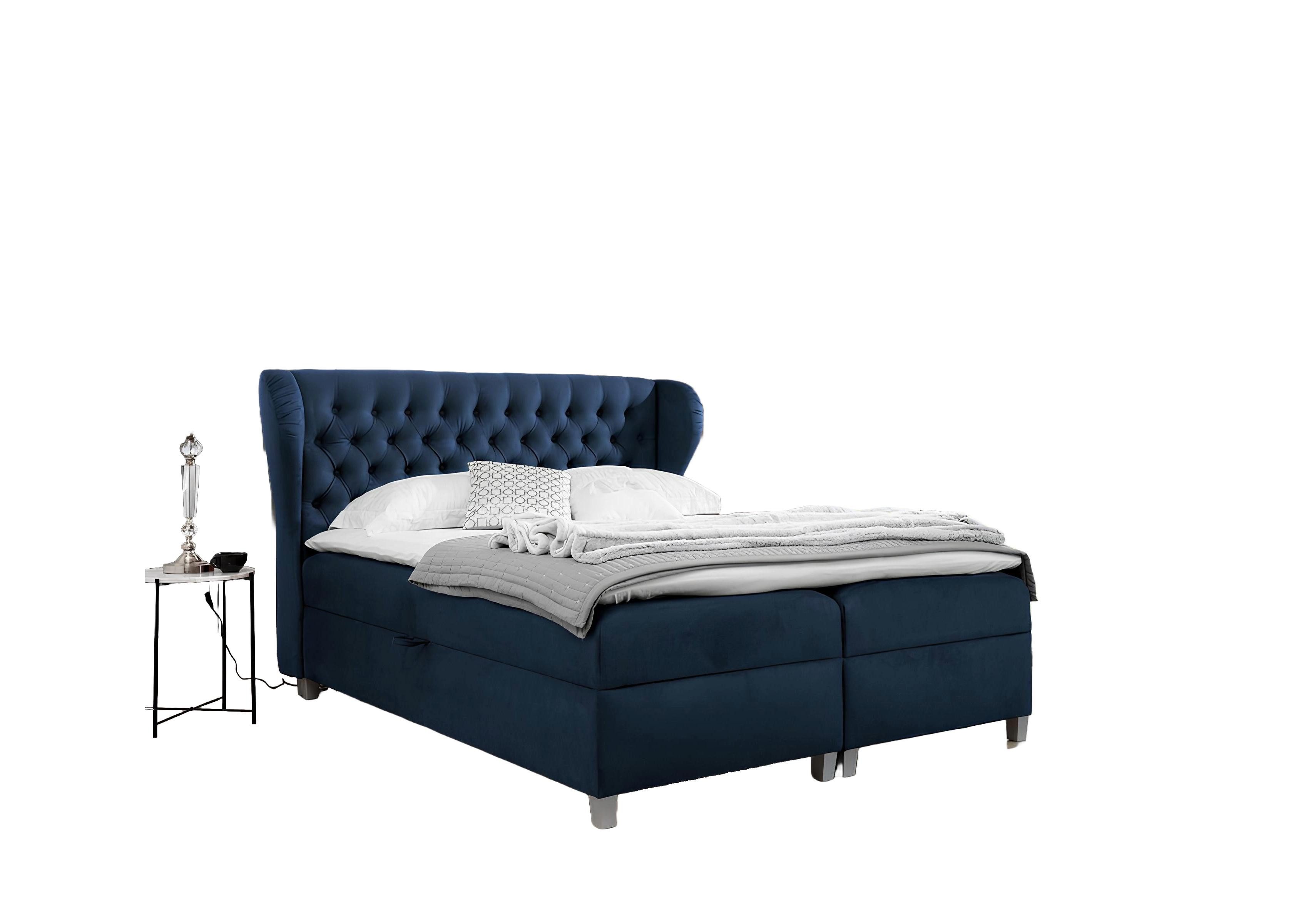 Bett Modernes 160x200cm Polsterbett aus Holz für Ihr luxuriöses