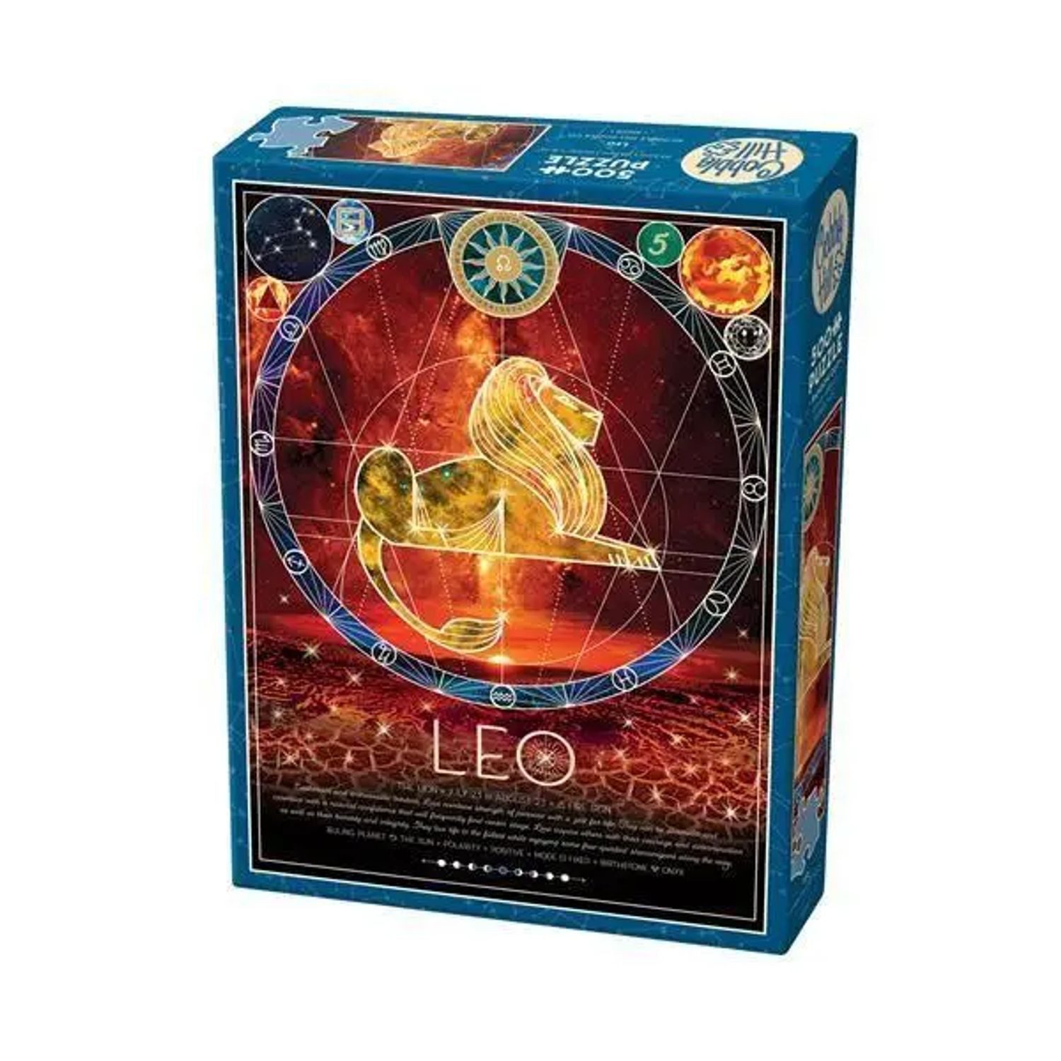 BrainBox Puzzle Sternzeichen Löwe 500 Teile, 500 Puzzleteile