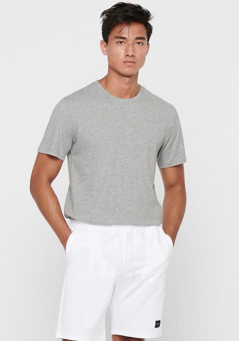 ONLY & SONS Rundhalsshirt ONSMATT LONGY TEE LGM