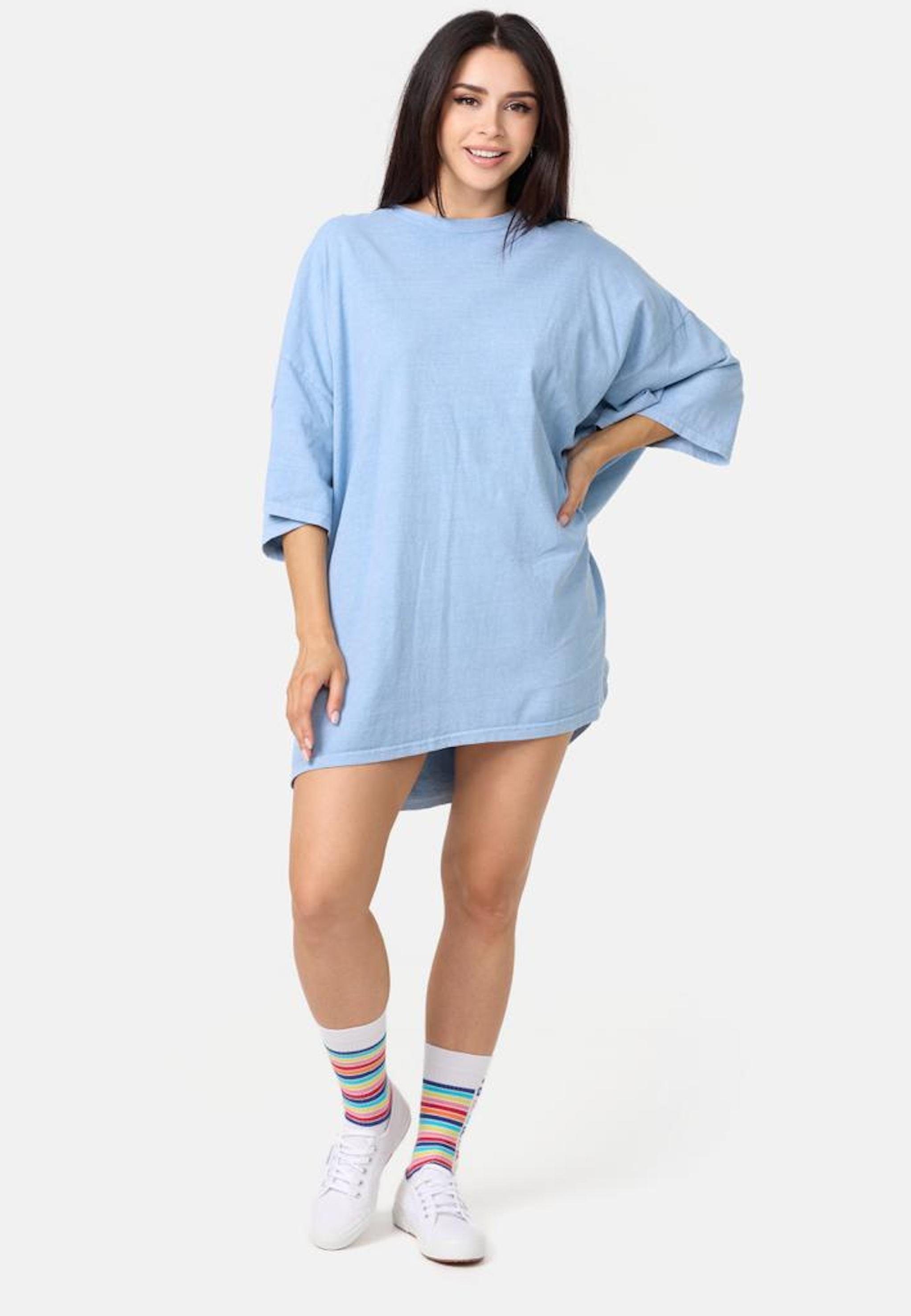 Worldclassca T-Shirt Worldclassca Oversized Print T-Shirt lang Tee Sommer O günstig online kaufen