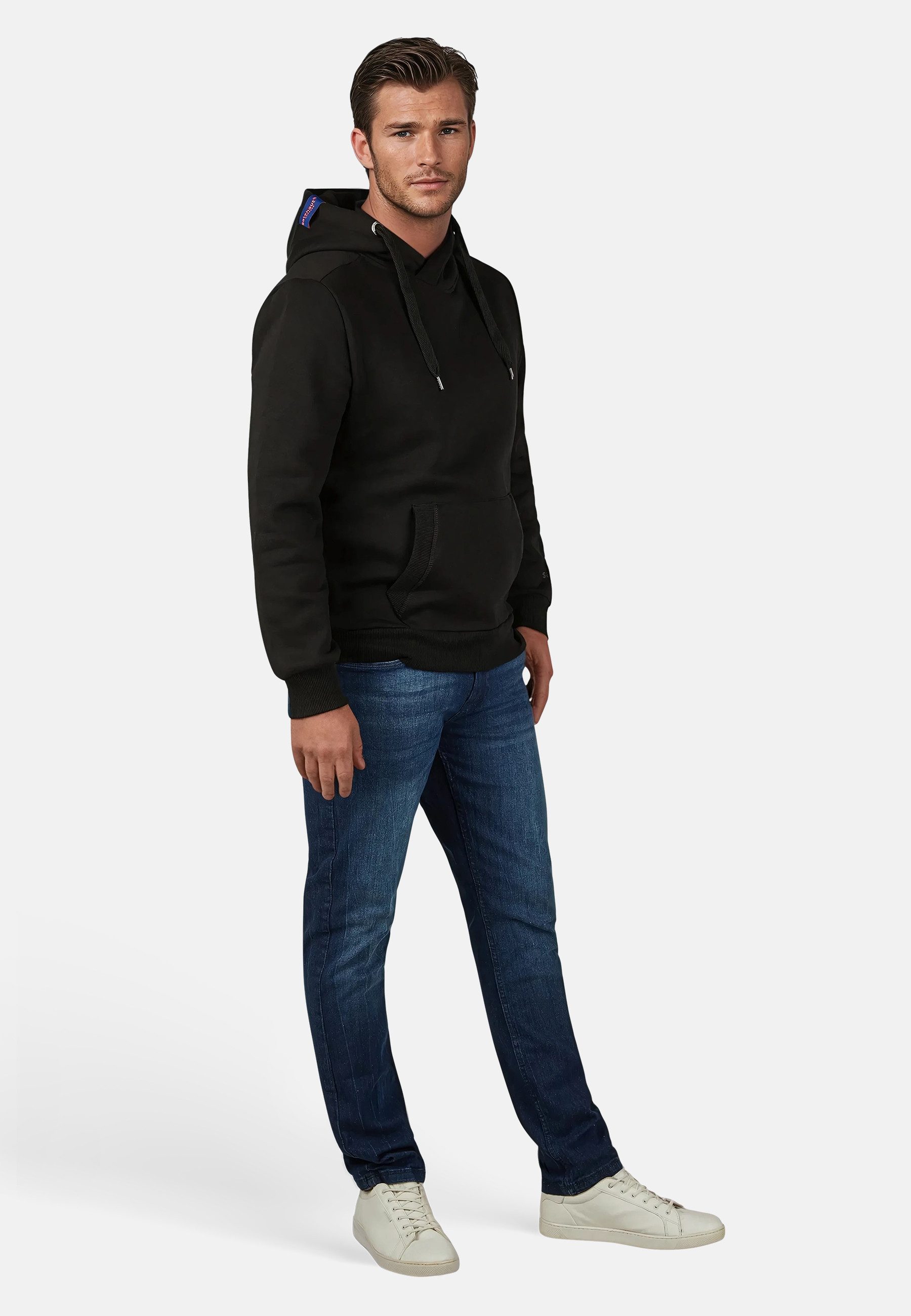 salzhaut Hoodie HEFF Herren normale Passform