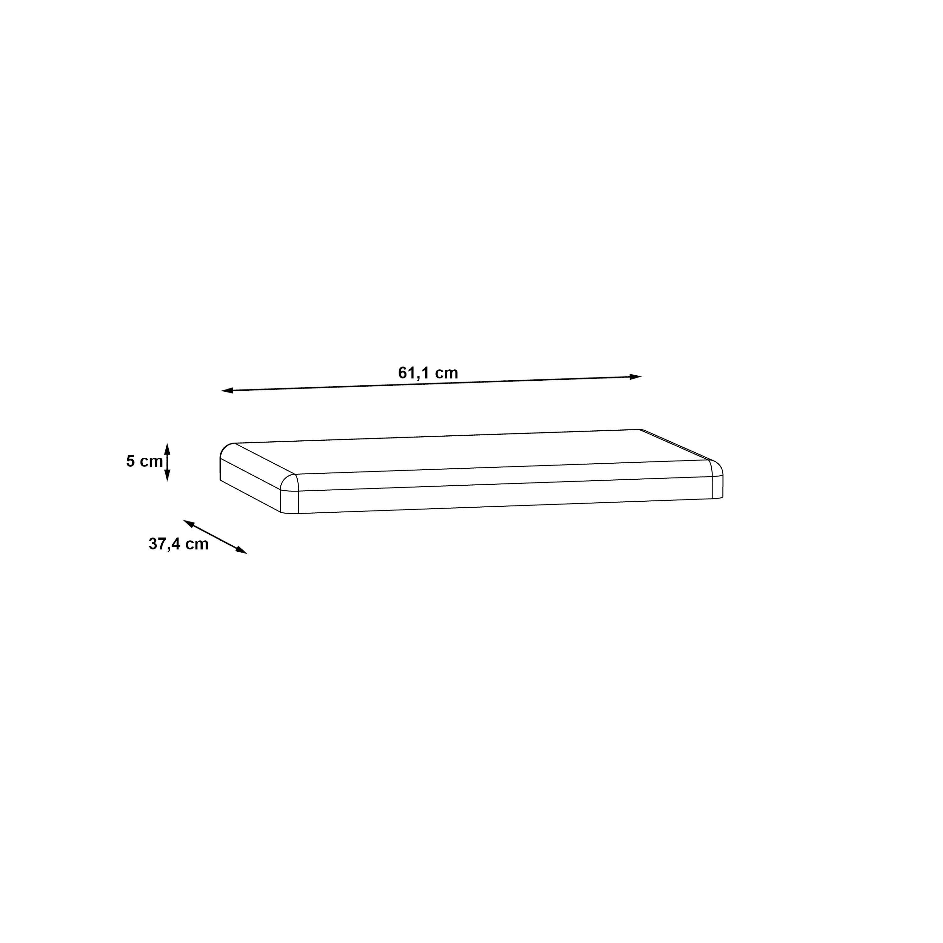 aus cm Schwarz. Hialeah, 35,4 Kunstleder 5 "Hialeah Tiefe 61,1 cm, cm, Kompaktgarderobe I" Breite Sitzkissen in Bequemes Höhe Bank möbelando für