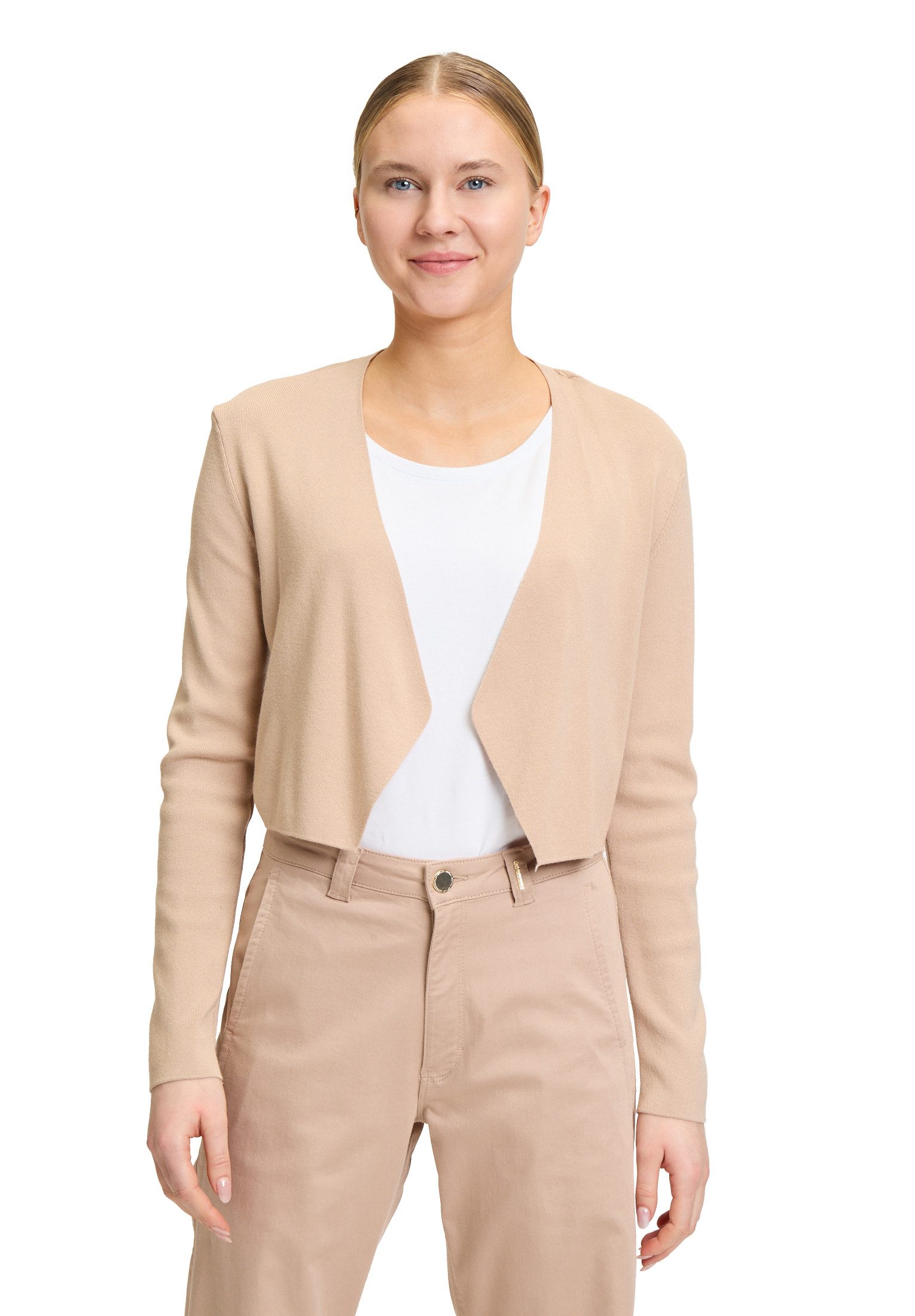 Betty&Co Strickjacke Damen Feinstrickjacke ohne Verschluss günstig online kaufen