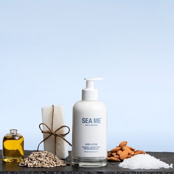 SEA ME Wellness Set, Hand Lotion, Body Lotion und Entspannungsbad, 3x250ml Pflegeset