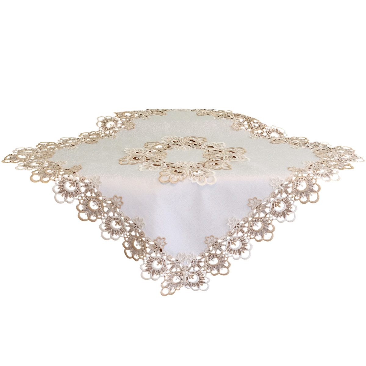 matches21 HOME & HOBBY Tischdecke Tischdecke MIRA filigrane Spitze Jaquard günstig online kaufen