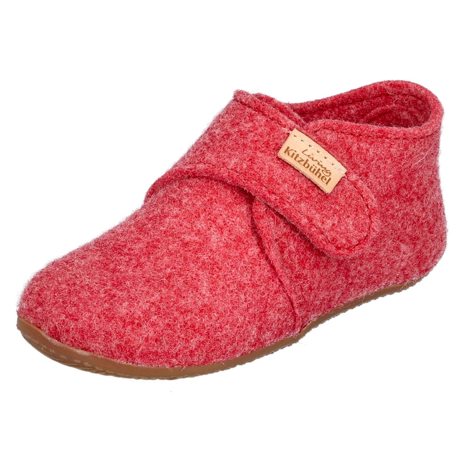 Living Kitzbühel Babyklettschuh Filz unifarben Astro Dust Slipper