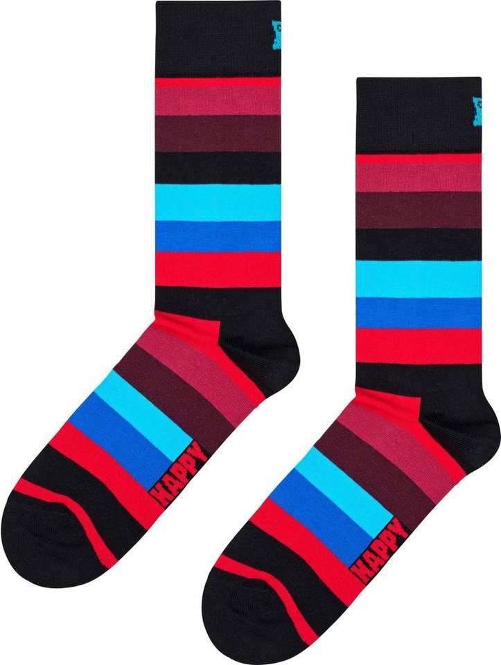 Happy Socks Socken (2-Paar) Filled Optic & Stripe Socks, 2er Pack von Happy  Socks