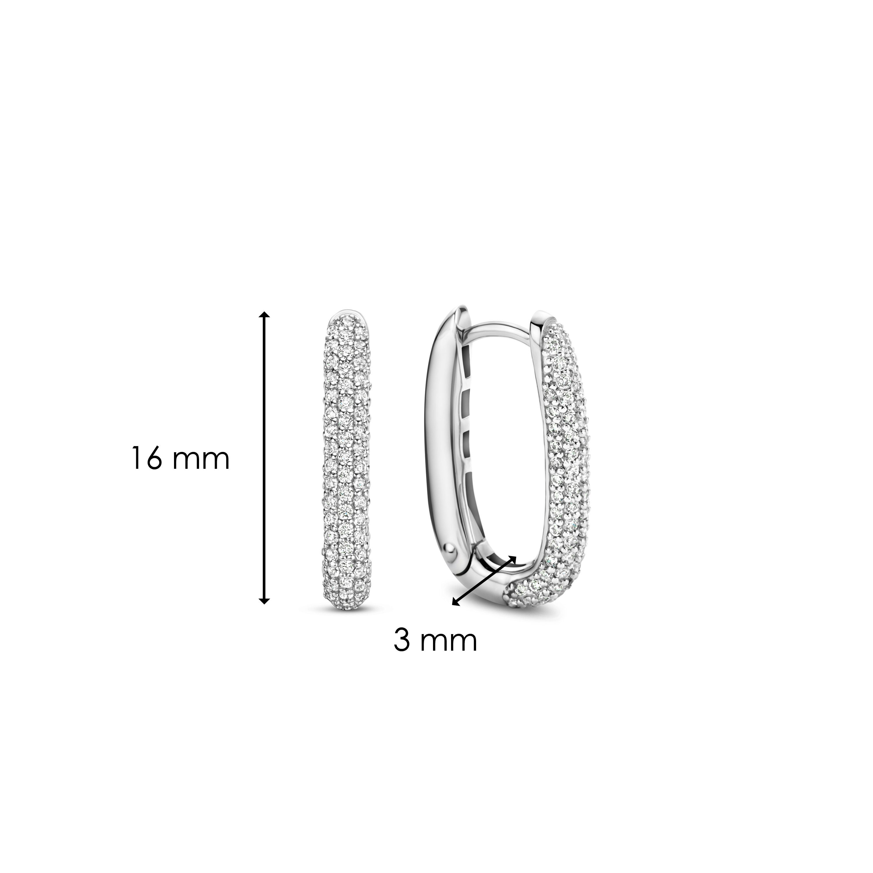 TI SENTO - Milano Paar Ohrstecker The Classic Creole 925er Sterlingsilber