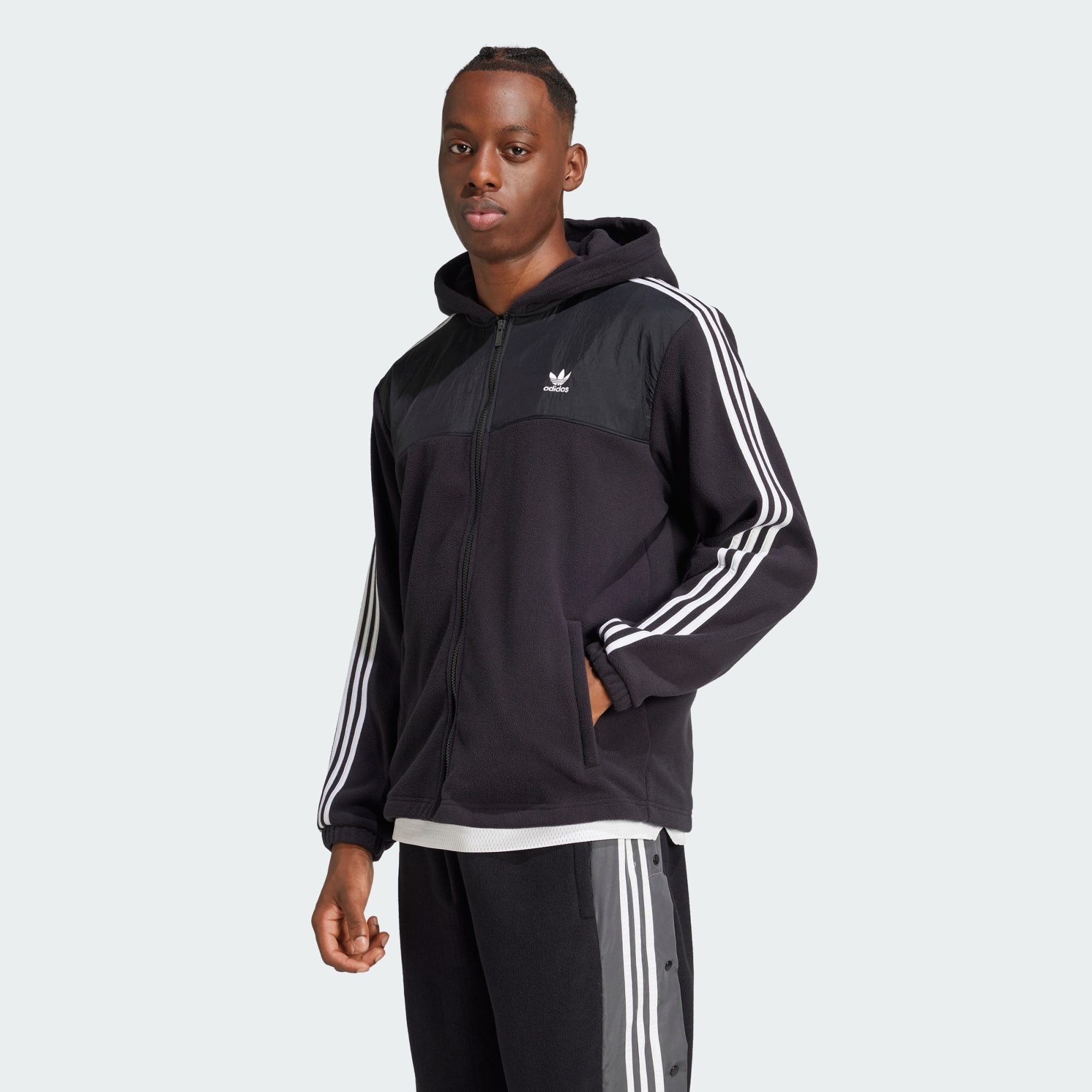 adidas Originals Hoodie ADICOLOR 3-STREIFEN TEDDY günstig online kaufen
