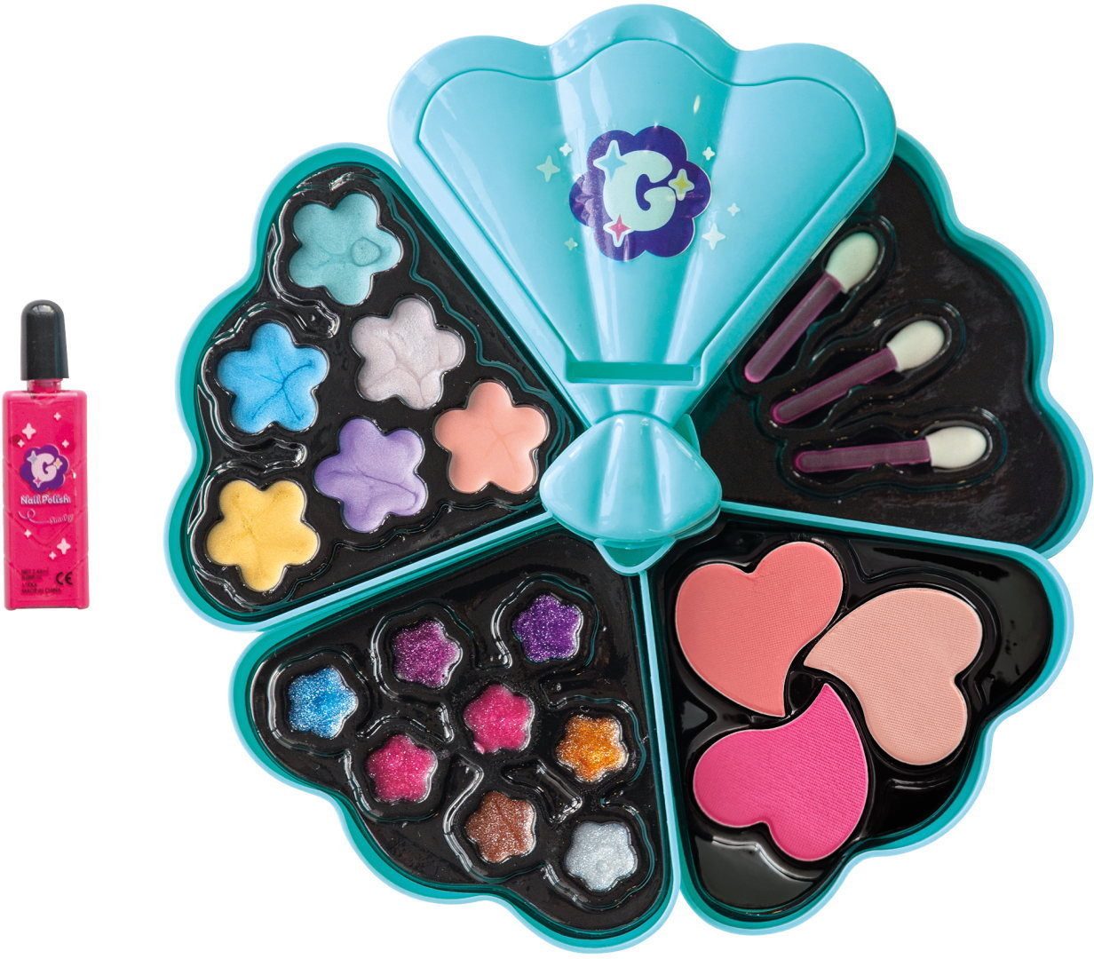 Smoby Kosmetikkoffer Spielzeug Rollenspiel Glam Kinderkosmetik Make-Up-Palett 7600320417 – Bild 3 von 5
