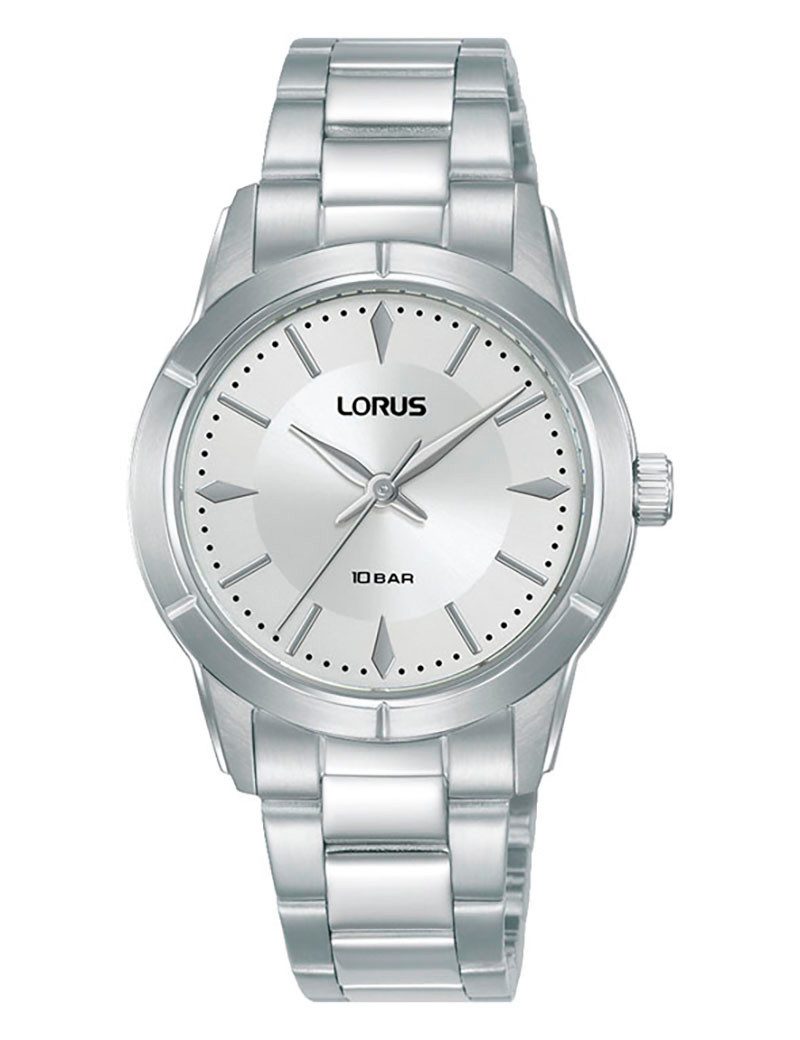 LORUS Quarzuhr RG227YX9, Armbanduhr, Damenuhr, Edelstahlarmband, analog