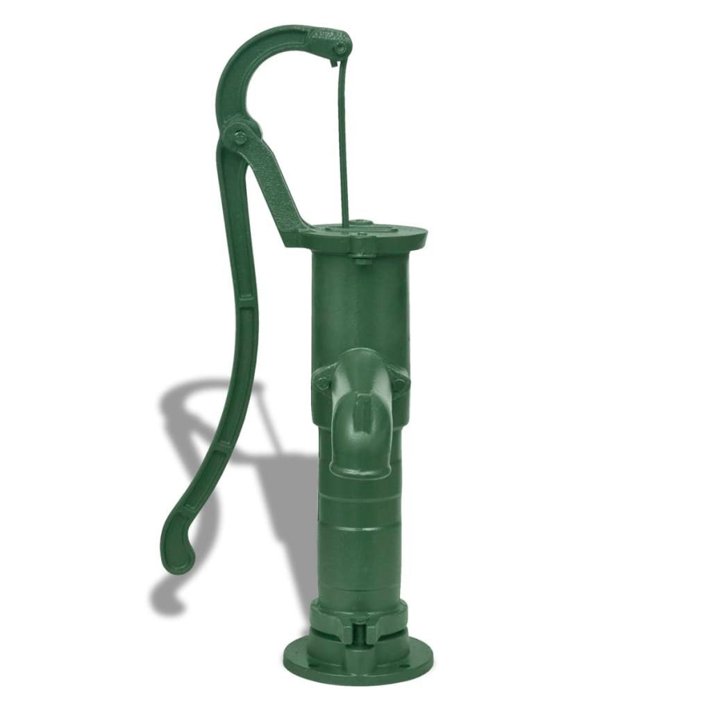 vidaXL Gartenbrunnen Schwengelpumpe Gusseisen