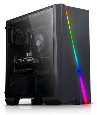 Kiebel Raptor V Gaming-PC (AMD Ryzen 5 AMD Ryzen 5 5600G, RTX 3060 Ti, 16 GB RAM, 1000 GB SSD, Luftkühlung, RGB-Beleuchtung)