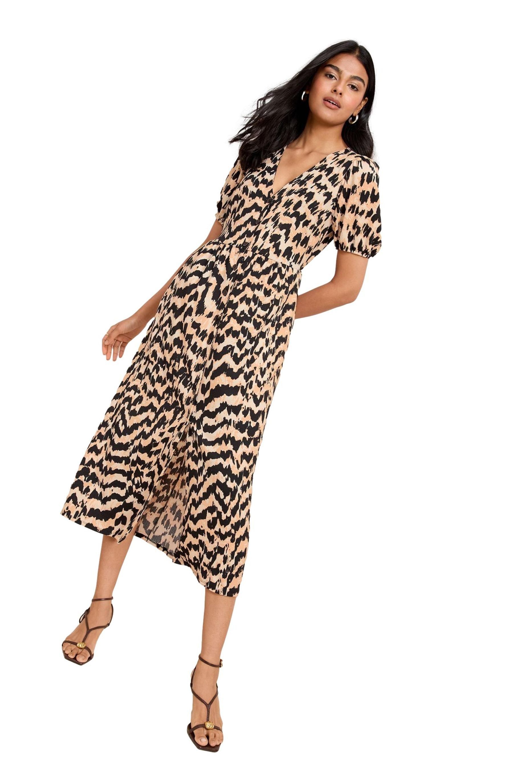 Friends Like These Midikleid Friends Like These Midikleid mit Puffärmeln (1 günstig online kaufen