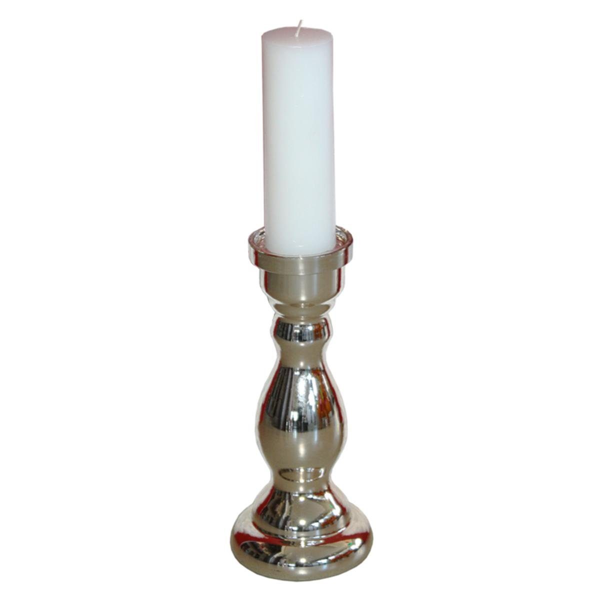 440s Kerzenhalter »440s GlasKerzenhalter weißgoldglänzend ca 22 cm