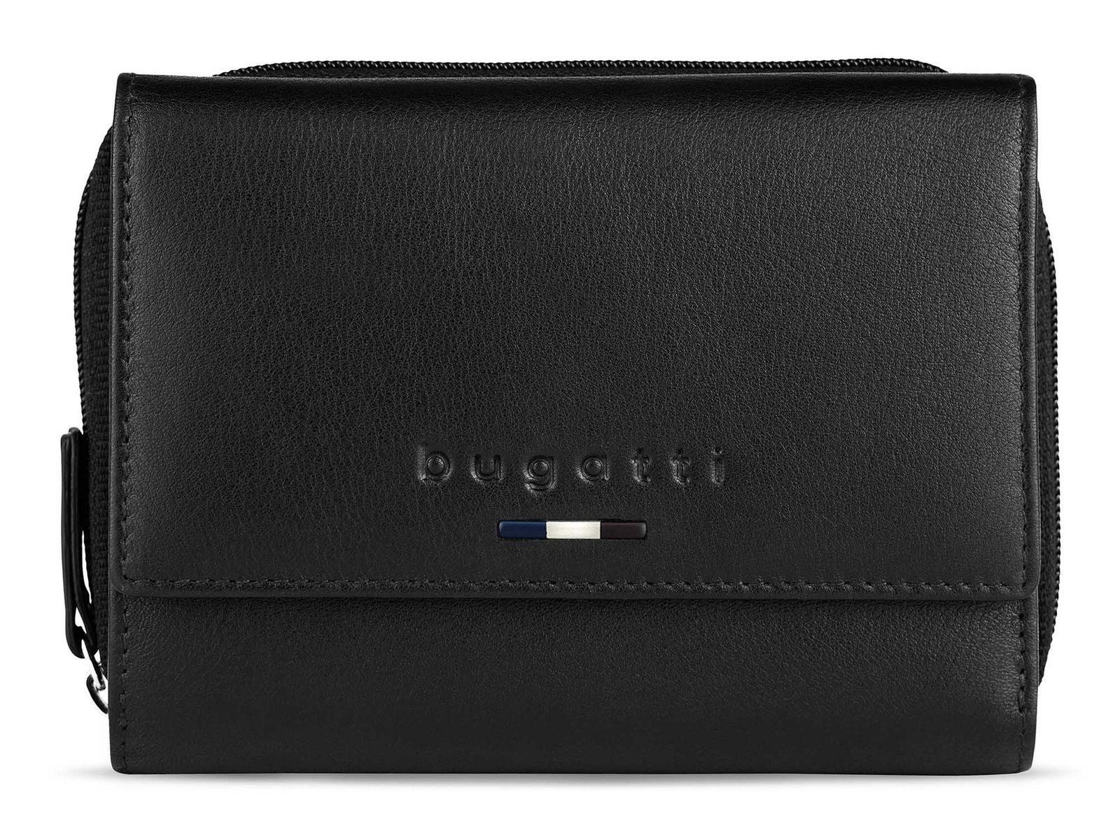 bugatti Geldbörse Ladies Wallet, aus echtem Rindsleder mit RFID-Blocker Schutz