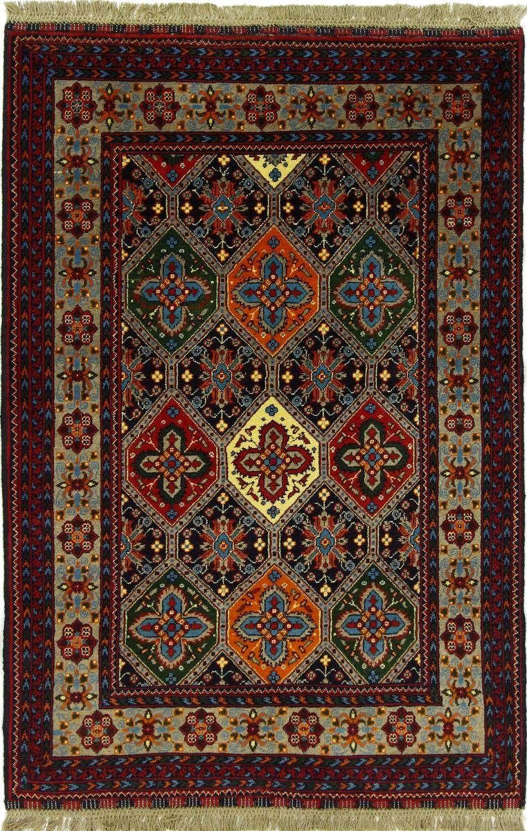 Orientteppich Afghan Mauri 97x146 Handgeknüpfter Orientteppich, Nain Trading, rechteckig, Höhe: 6 mm