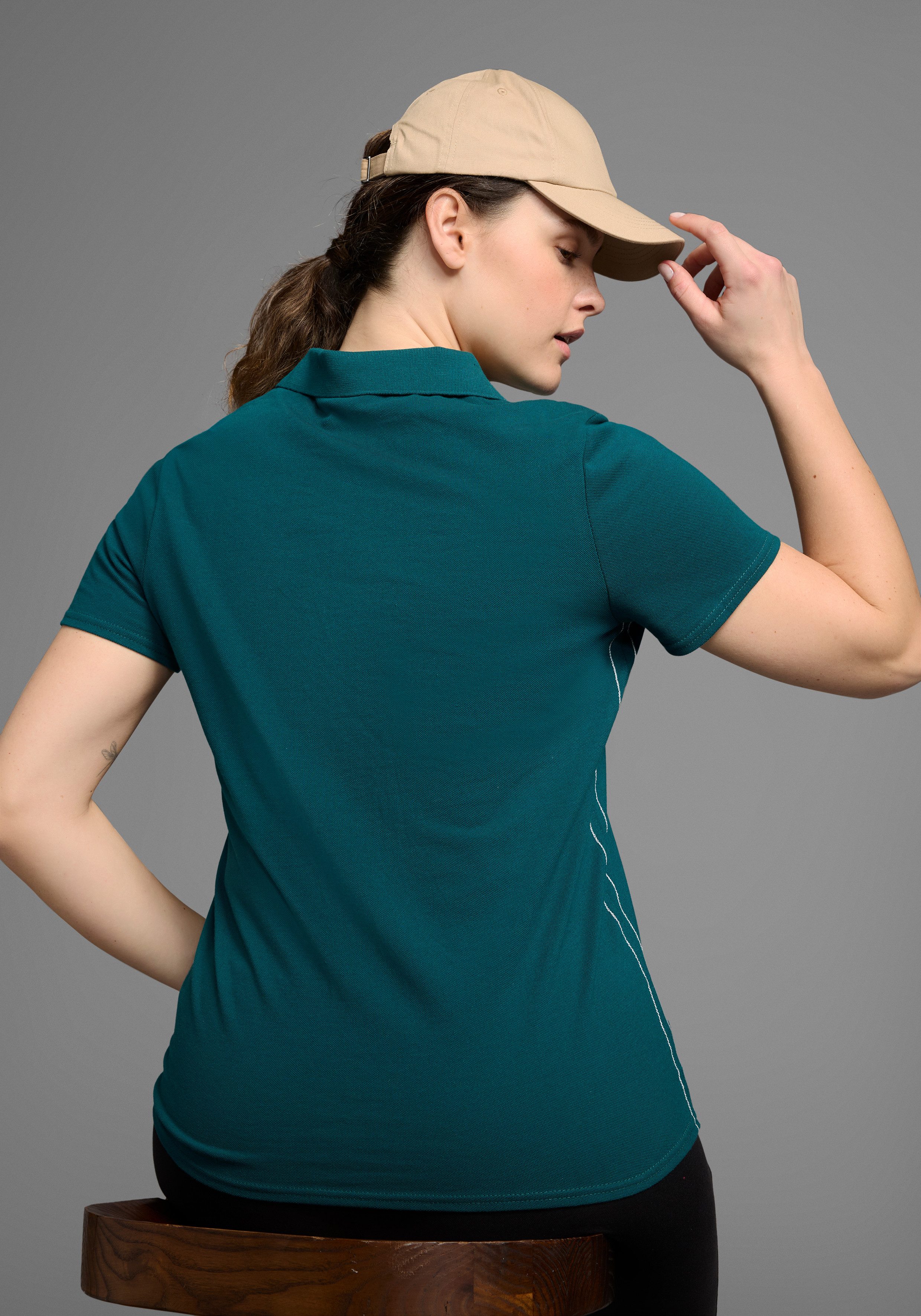 KangaROOS Poloshirt Kurzarm, unifarben, Polokragen, aus günstig online kaufen