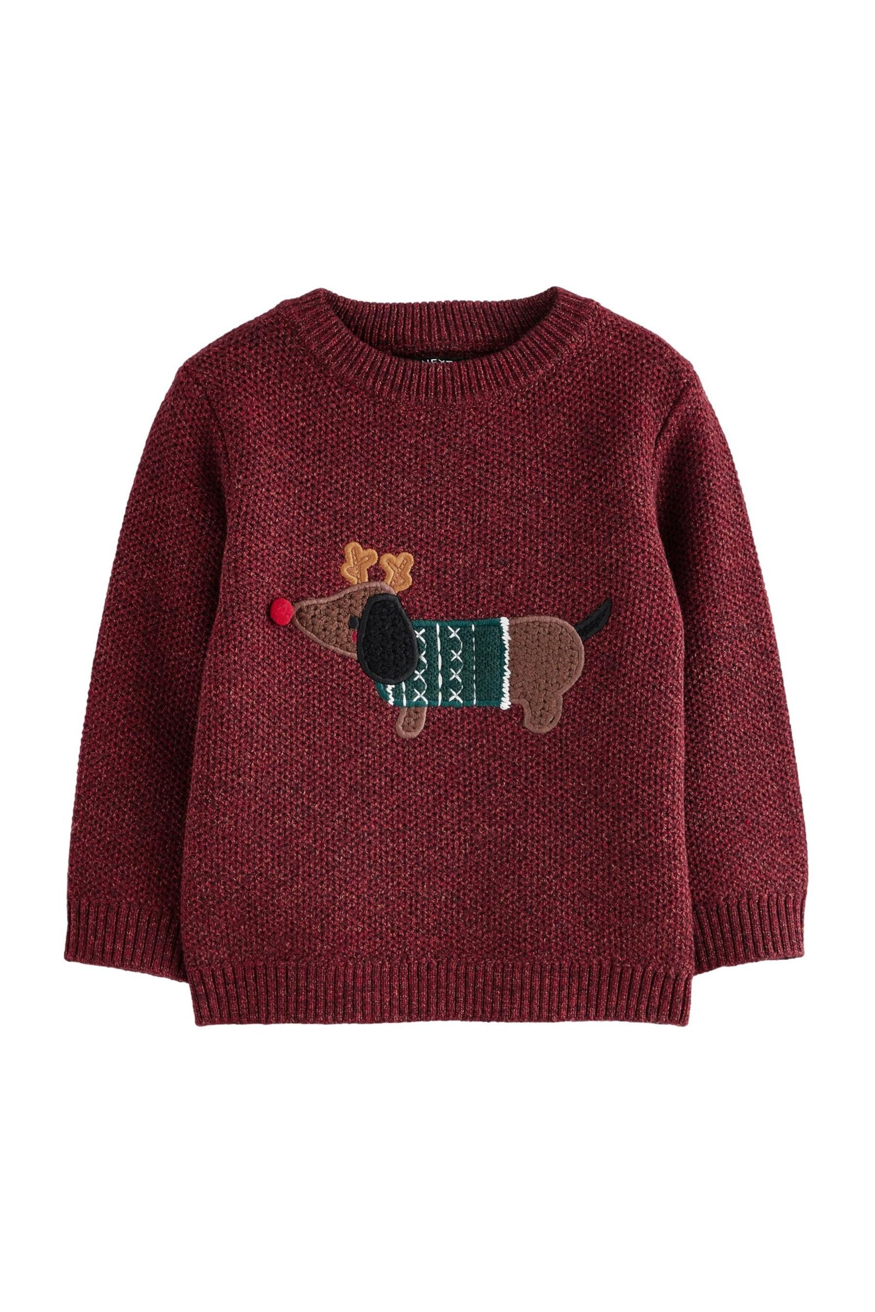 Rundhalspullover Weihnachtspullover mit Rundhalsausschnitt