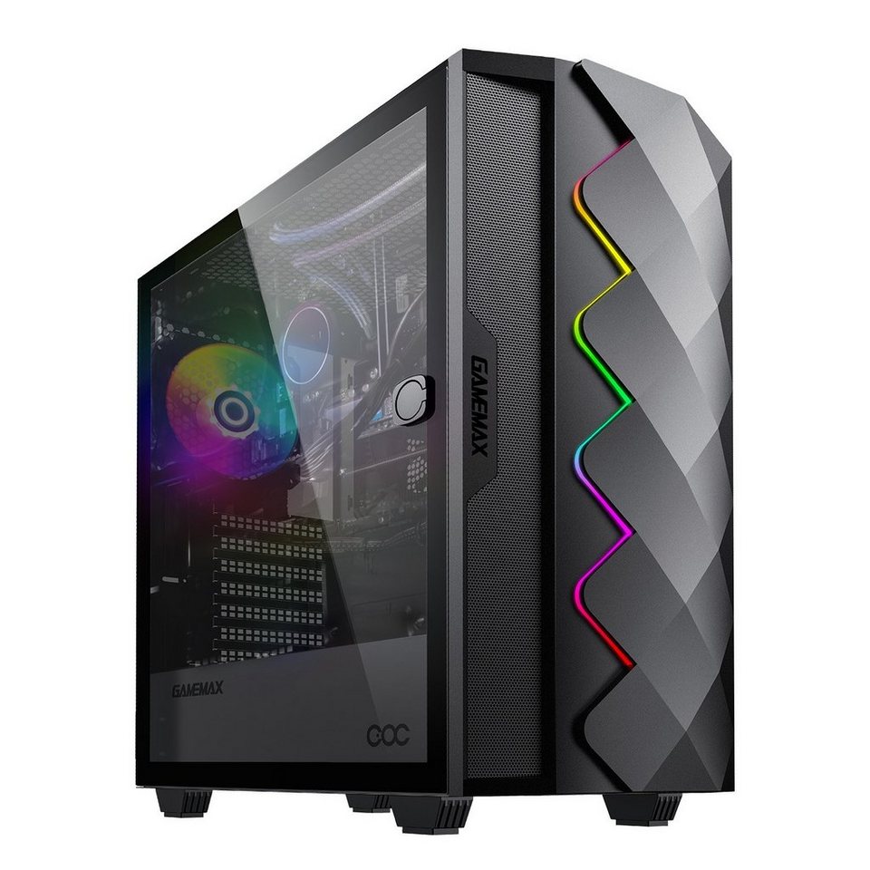 GAMEMAX Diamond BK 6944 Gaming-PC (Intel® Core i7 13700KF, RTX 4080, 32 GB  RAM, 2000 GB SSD, Wasserkühlung, DDR5, PCIe SSD Gen4, Windows 11)