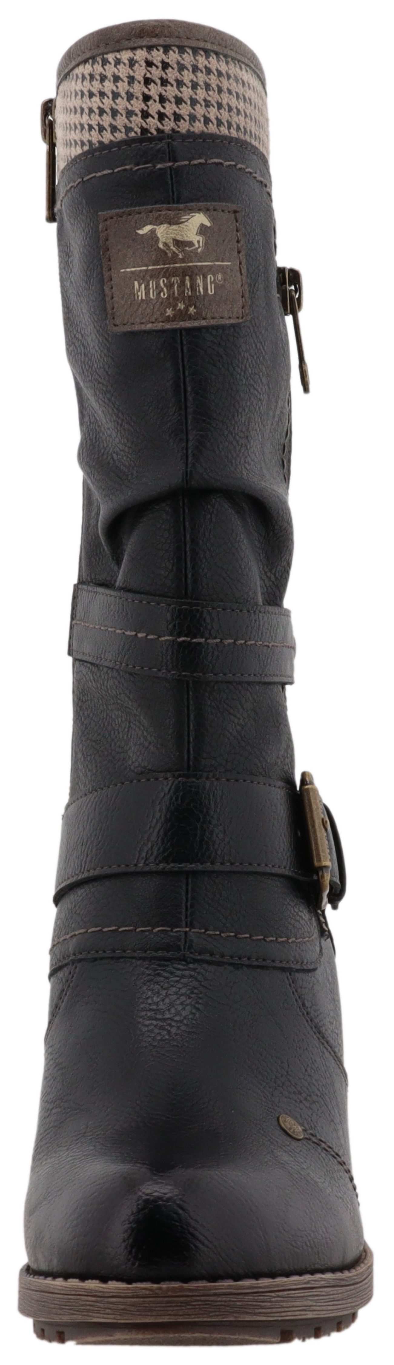 Mustang Shoes Palma Winterstiefel Kurzstiefel, Winterstiefel mit wärmendem Textifutter – Bild 4 von 5