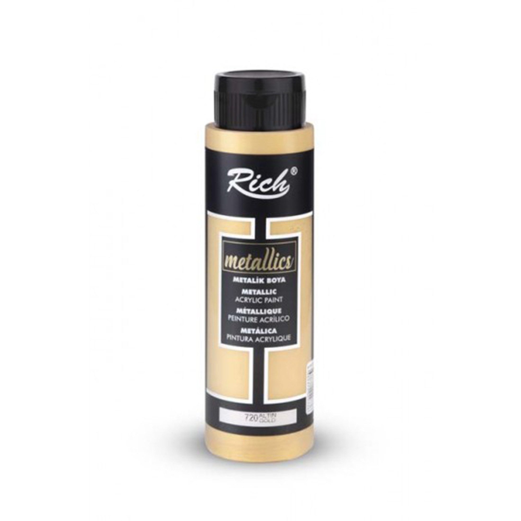 RICH Acrylfarbe Rich Metallics Effektfarbe Paint - 25/60/120/500 ml - Uber 10 Farben