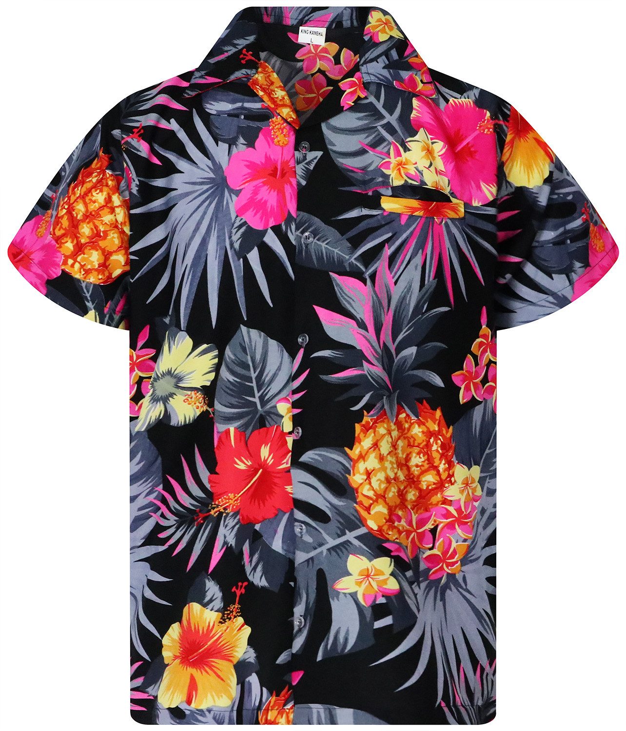 King Kameha Hawaiihemd Pineapple Übergrößen 7XL-12XL günstig online kaufen