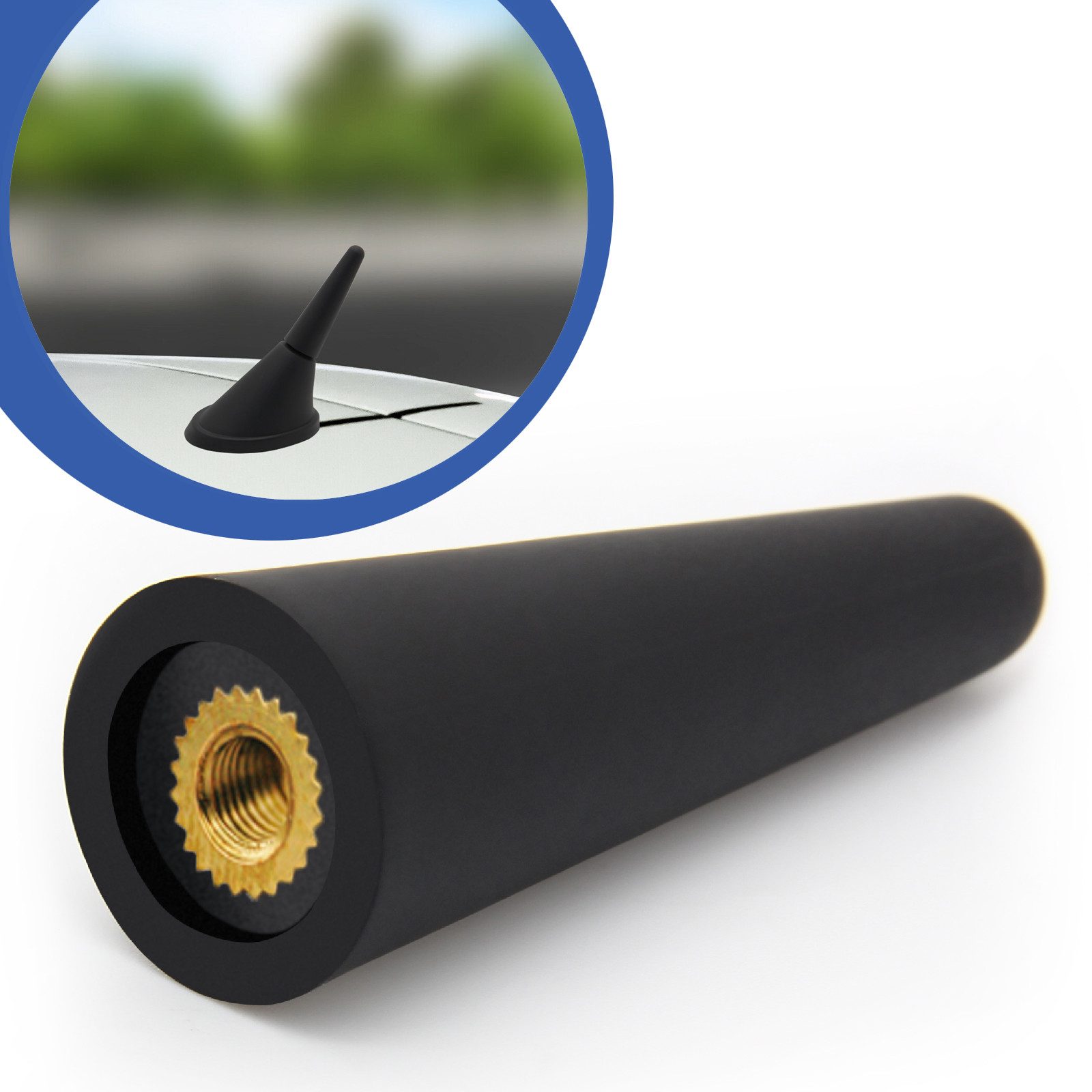 Adapter Universe KFZ PKW Auto 5cm Dach Kurz Stab Antenne Gewinde Adapter M4 M5 M6 Radio Stabantenne