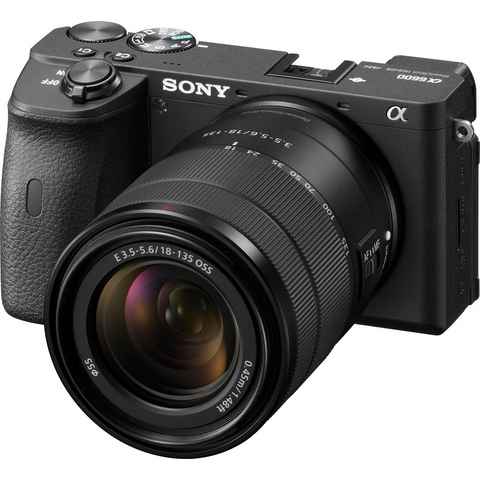Sony Alpha 6600 + SEL18135 Systemkamera (SEL18135, 24,2 MP, Bluetooth, NFC, WLAN (Wi-Fi)