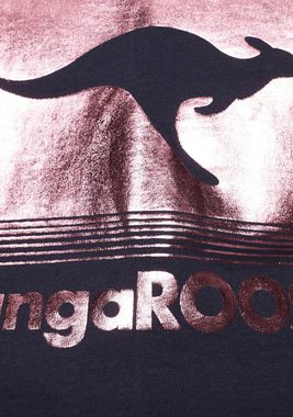 KangaROOS Langarmshirt mit Foliendruck