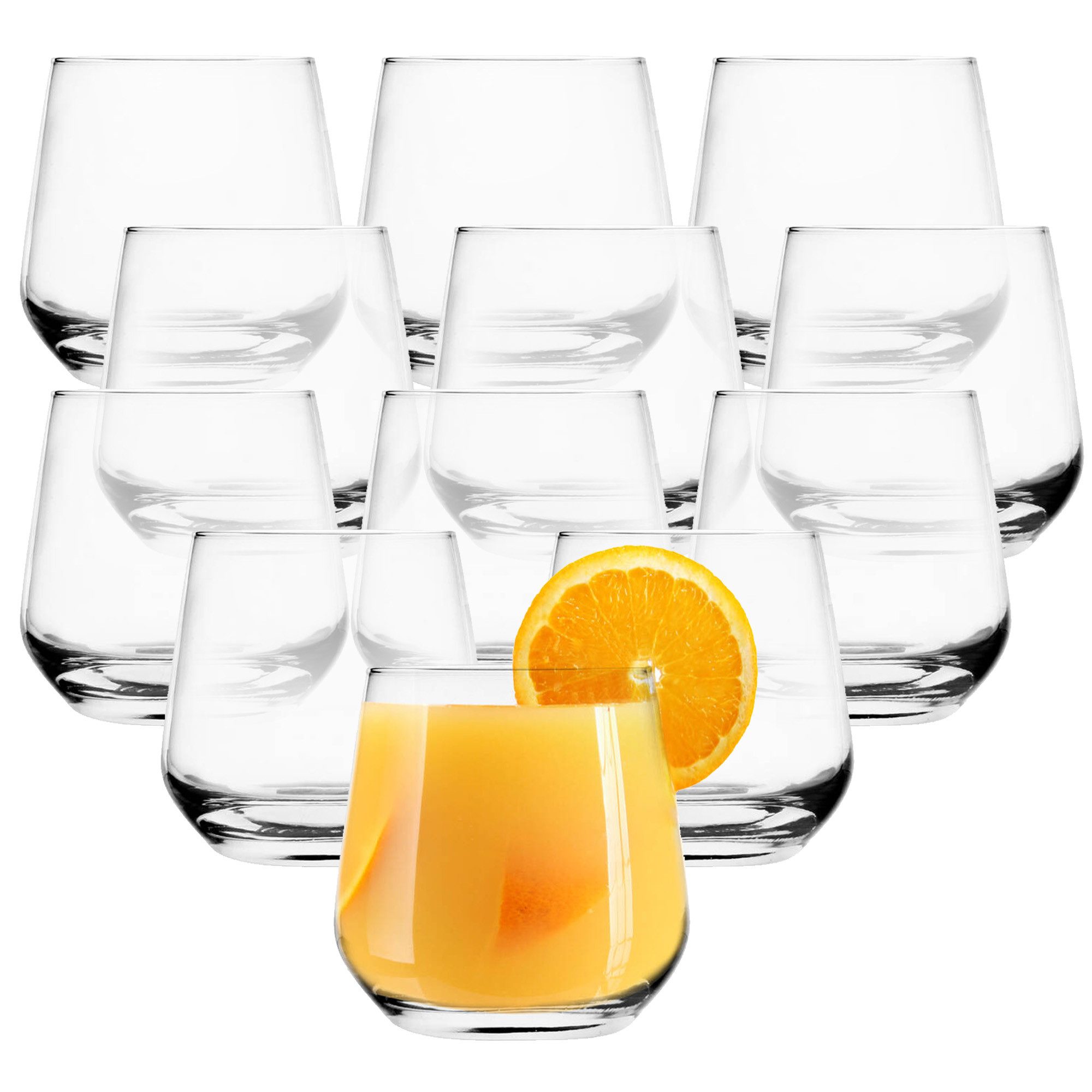 Gläser-Set 310 ml kleine Saftgläser, universal und spülmaschinenfest