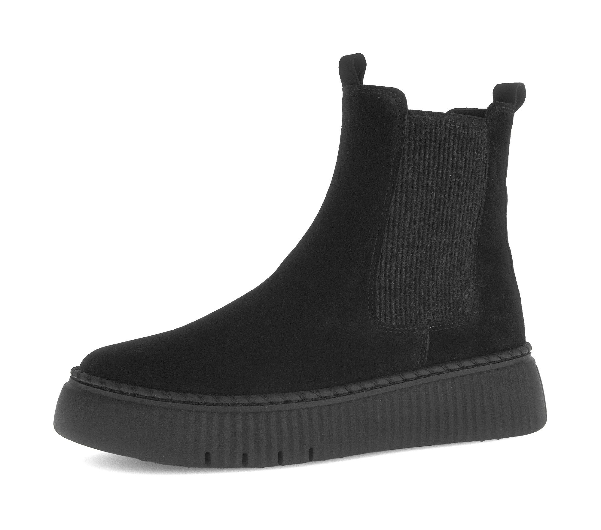 Gabor Chelseaboots, Plateau, Stiefelette mit Stretcheinsatz an der Außensei günstig online kaufen