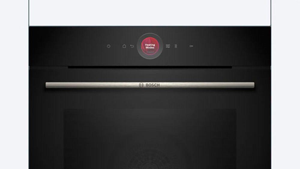 BOSCH Einbaubackofen Serie 8 HBG7221B2, mit Teleskopauszug nachrüstbar, Hydrolyse, Air Fry für knusprige Lebensmittel & Reinigungsunterstützung