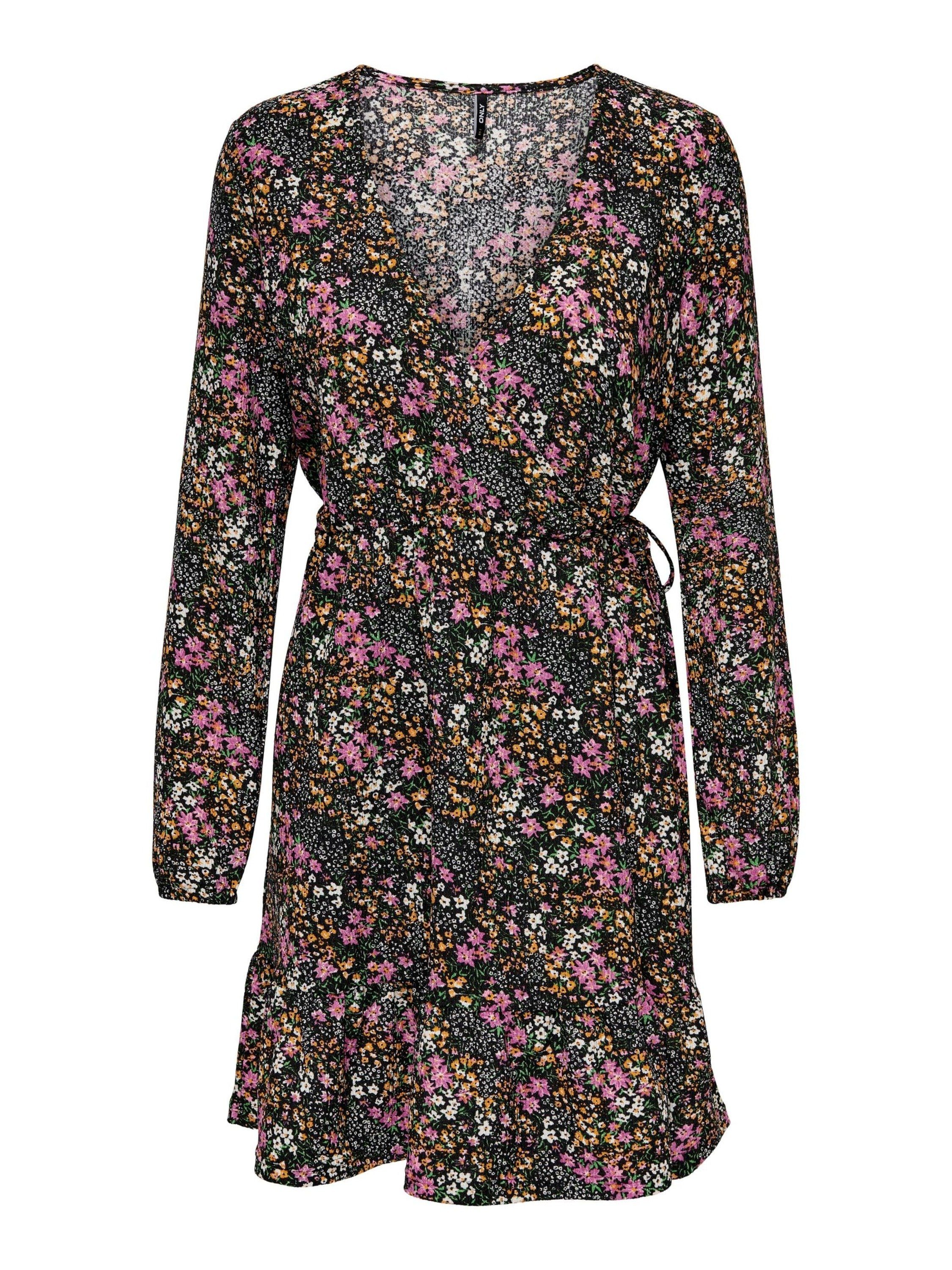 ONLY Jerseykleid Ova (1-tlg) Volant günstig online kaufen