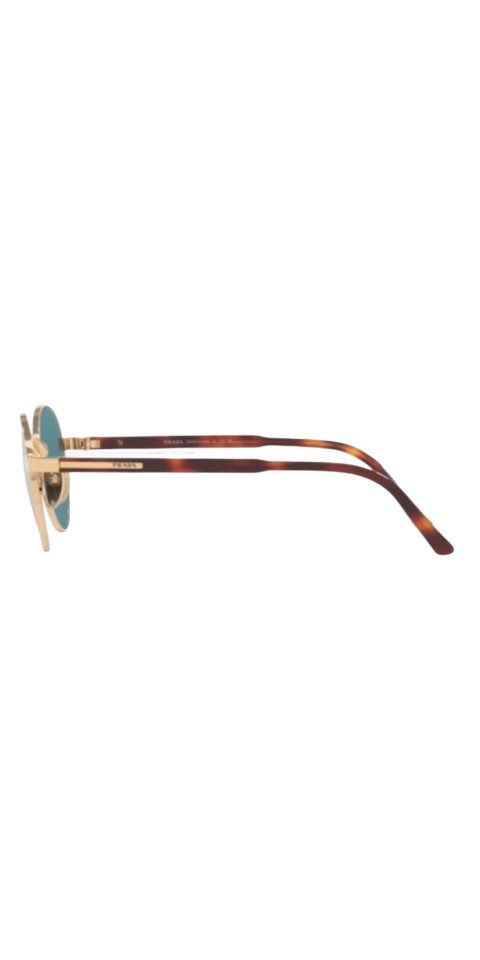 PRADA Sonnenbrille Prada PR B51S Sonnenbrille Metall Gold Oval