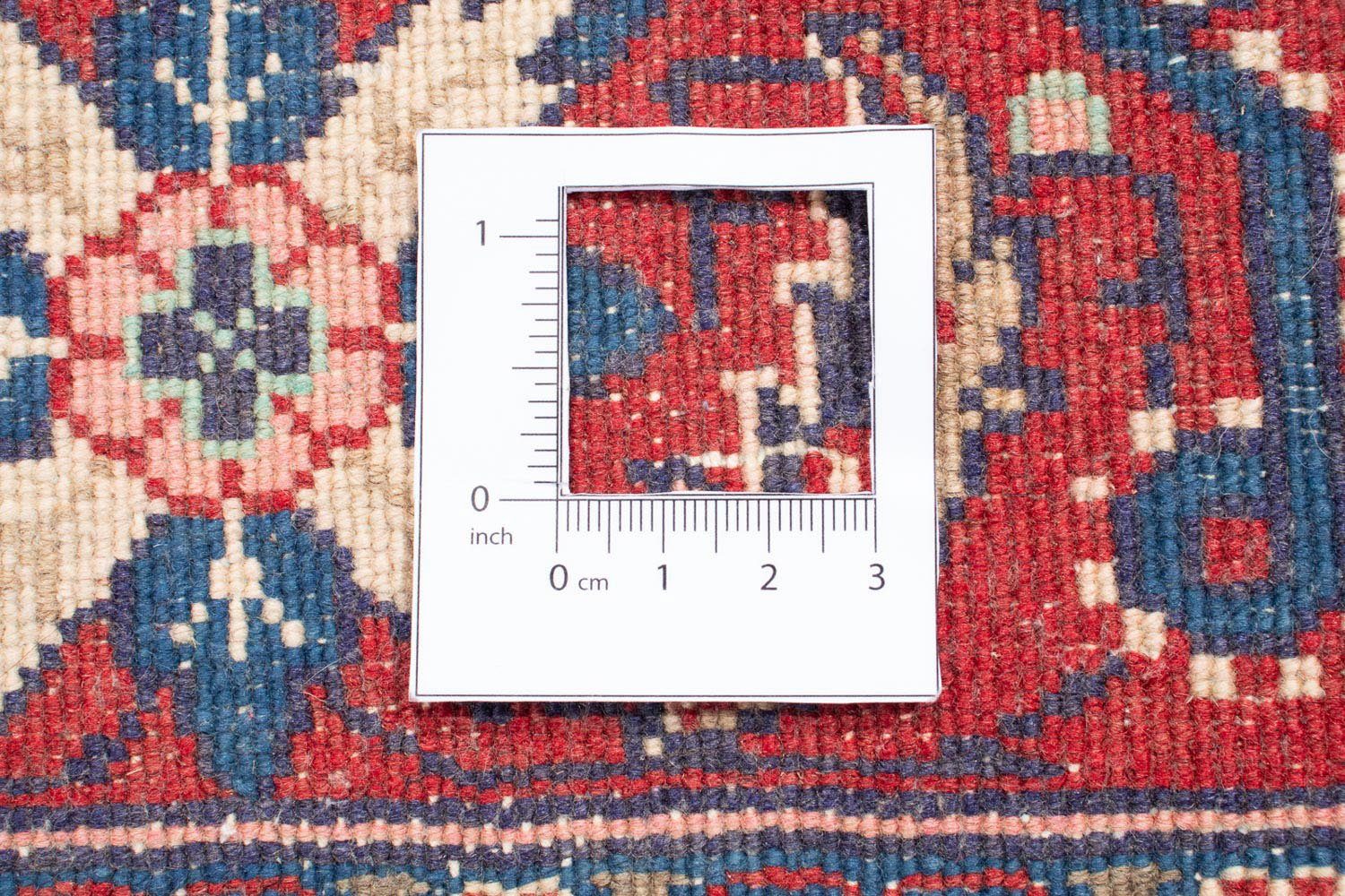 rechteckig, Einzelstück Wohnzimmer, Nomadic - 211 dunkelblau, mm, 10 Zertifikat Höhe: Handgeknüpft, - mit Perser Orientteppich - x morgenland, cm 132