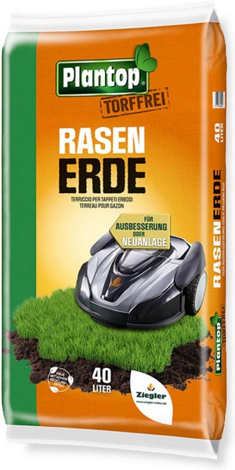 Plantop Blumenerde Plantop Rasenerde torffrei 40 L