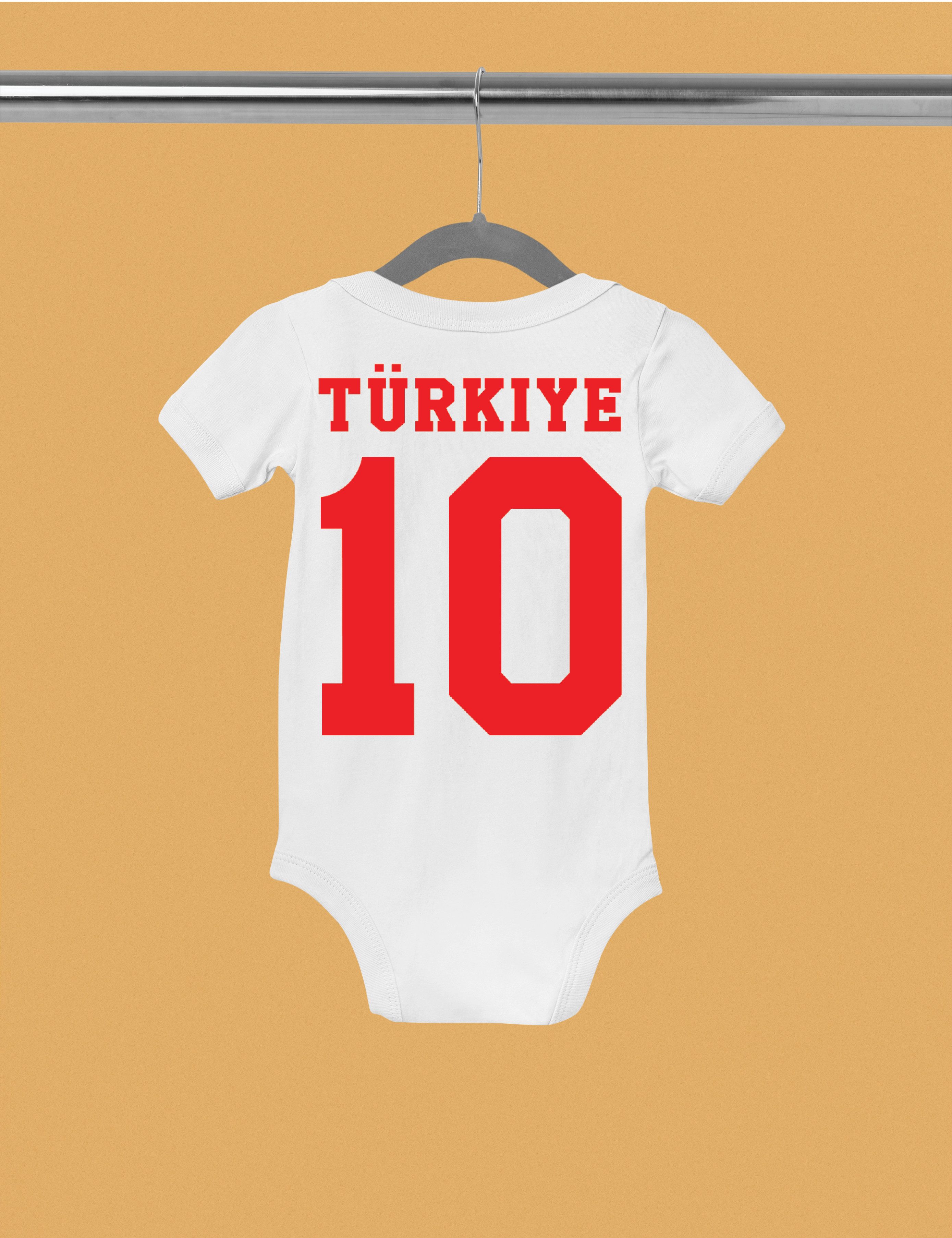 Youth Designz Kurzarmbody Türkei Kinder Baby Body Strampler mit trendigem Motiv