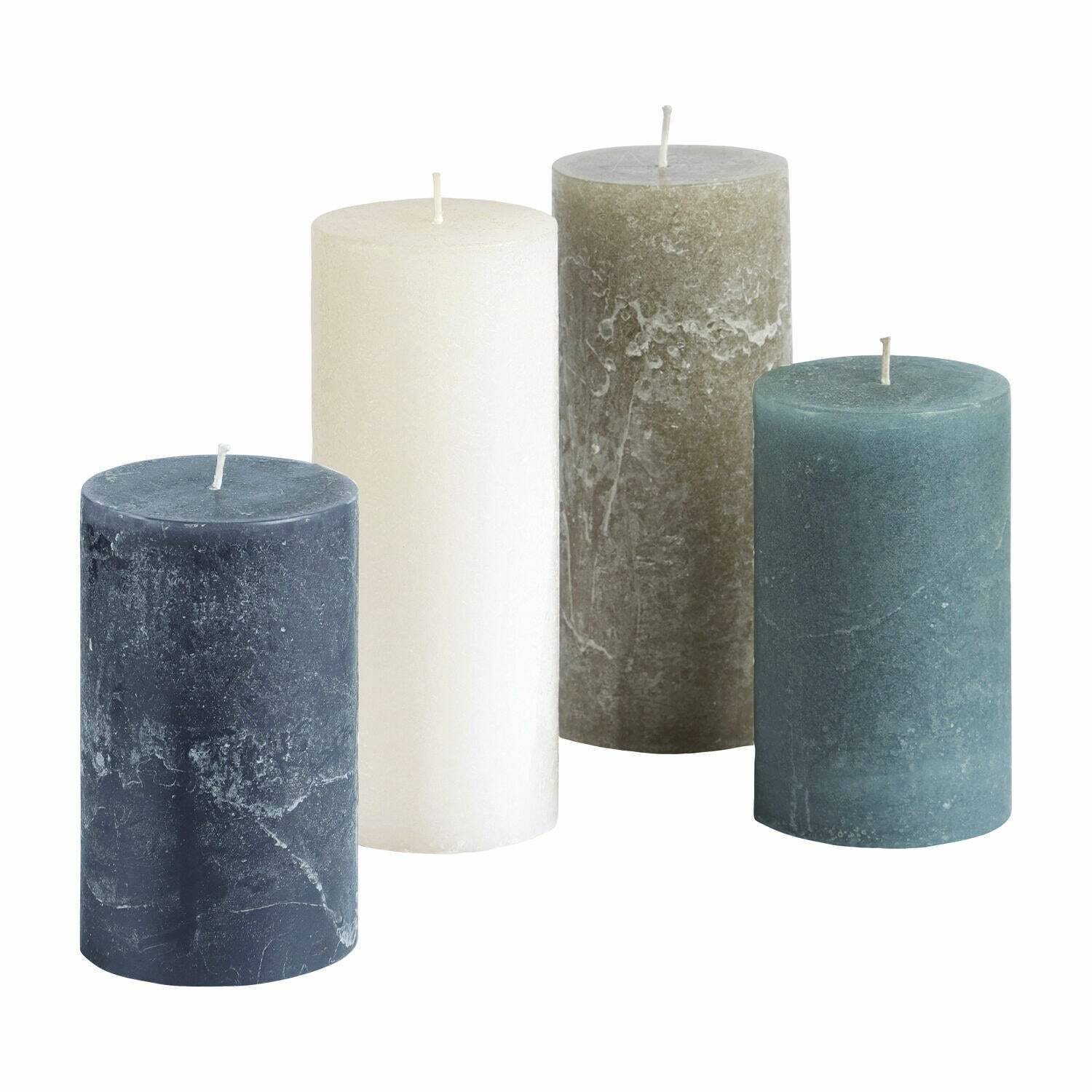 Mirabeau Stumpenkerze Kerze 4er Set Berekua günstig online kaufen