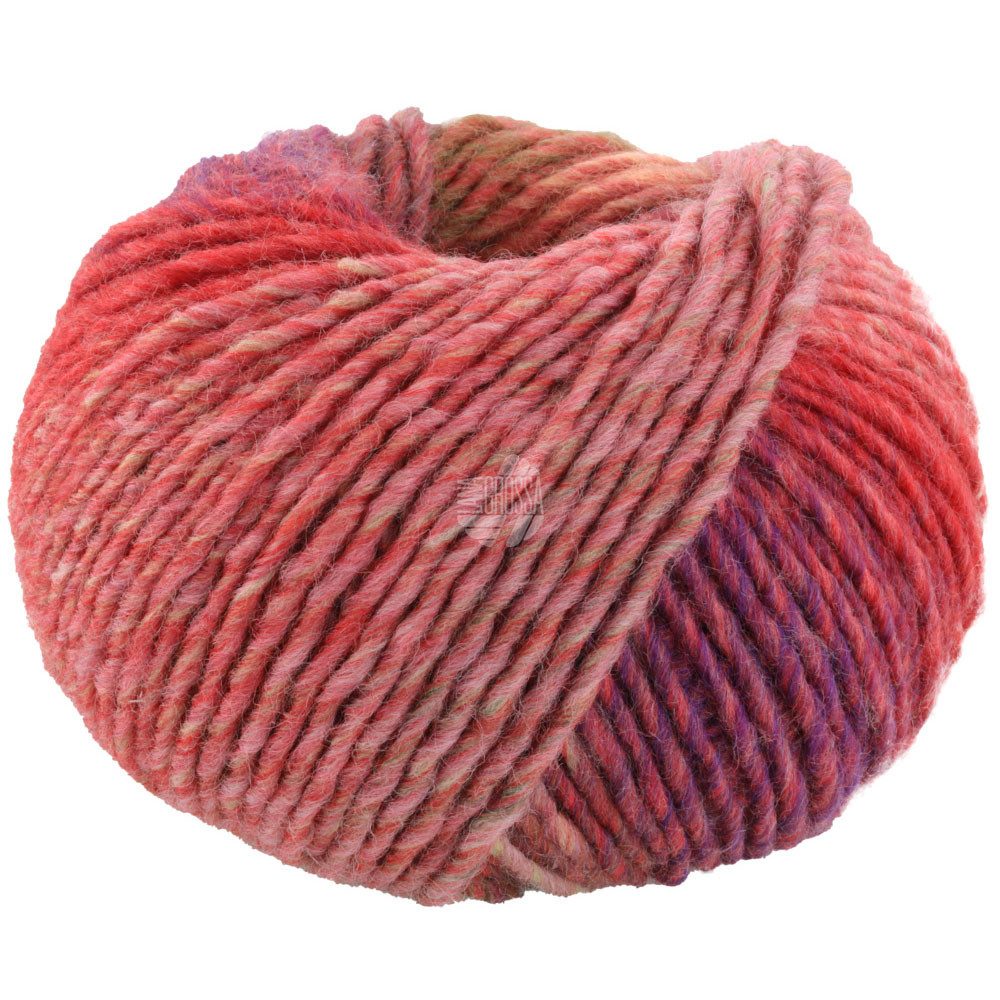 LANA GROSSA COLORS FOR YOU Häkelwolle, 90 m (voluminöses Dochtgarn mit Farbverlauf), 50 g