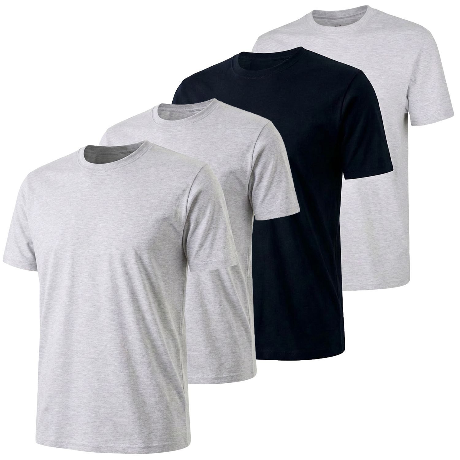 3 x grau / 1 x navy