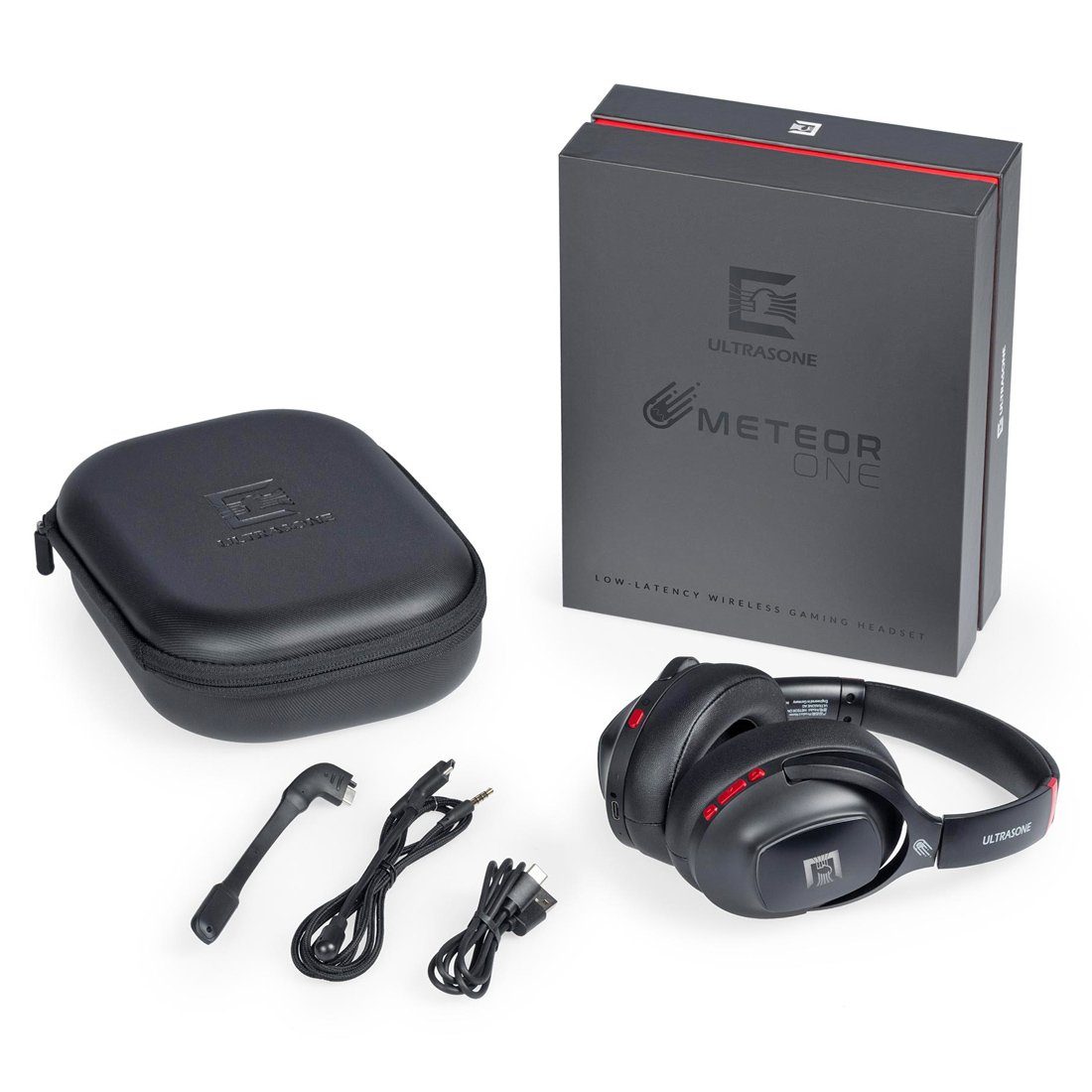 Microphones ONE METEOR Bluetooth Headset Gaming Kopfhörer Ultrasone Ultrasone RODE