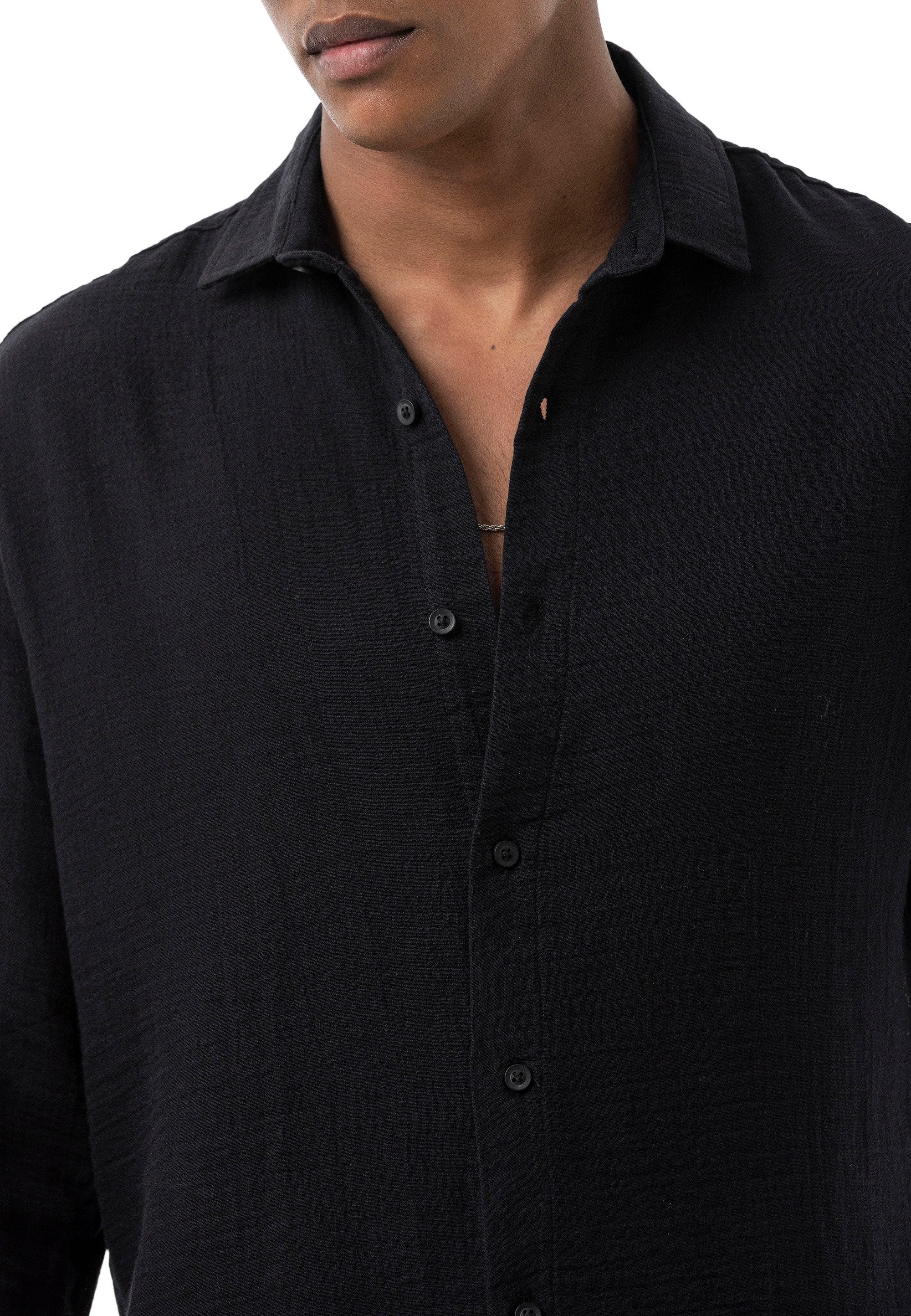 RedBridge Langarmhemd by Tarz Cool - Lässiges Langarmhemd aus Musselin – lu günstig online kaufen